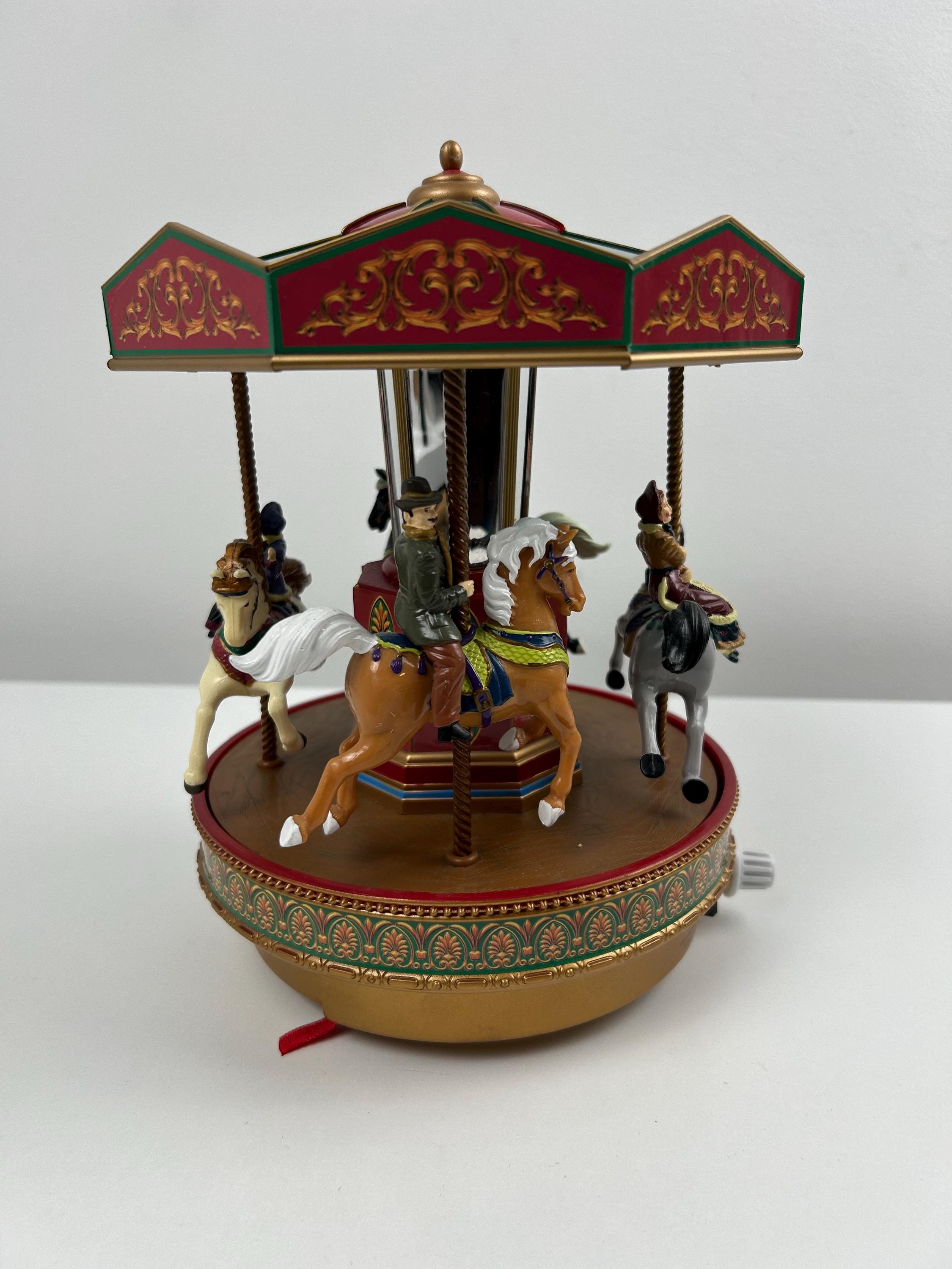 Karussell Weihnachten Spieluhr vintage für Sammlung Spieluhr retro Musikbox Geschenk