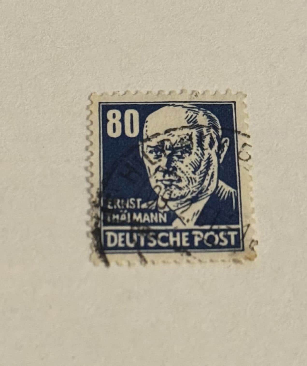Briefmarke DDR 1953 Ernst Thälmann Gestempelt Briefmarkensammlung antik Philatelie Postwertzeichen alt Briefmarkensammler Sammler
