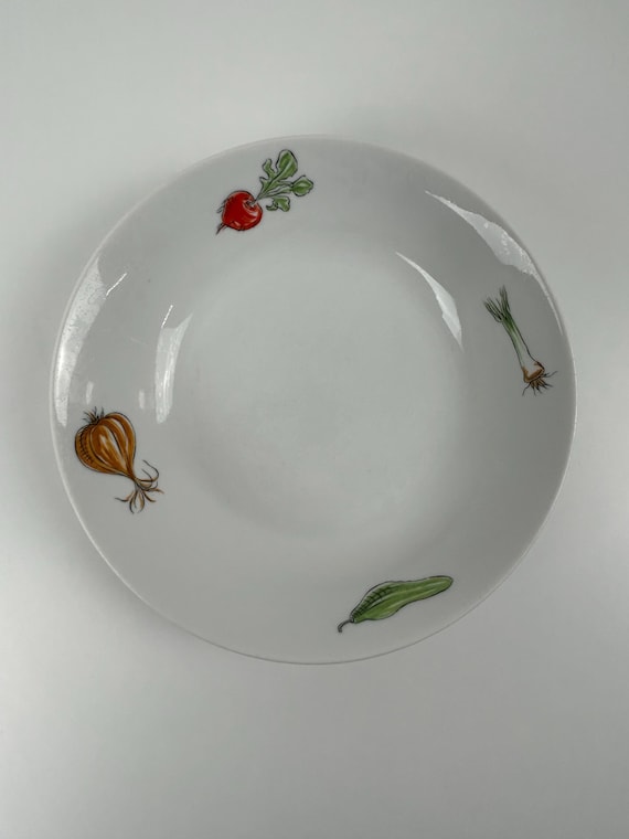 Tellerset Gemüseteller Vintage 2 Stück