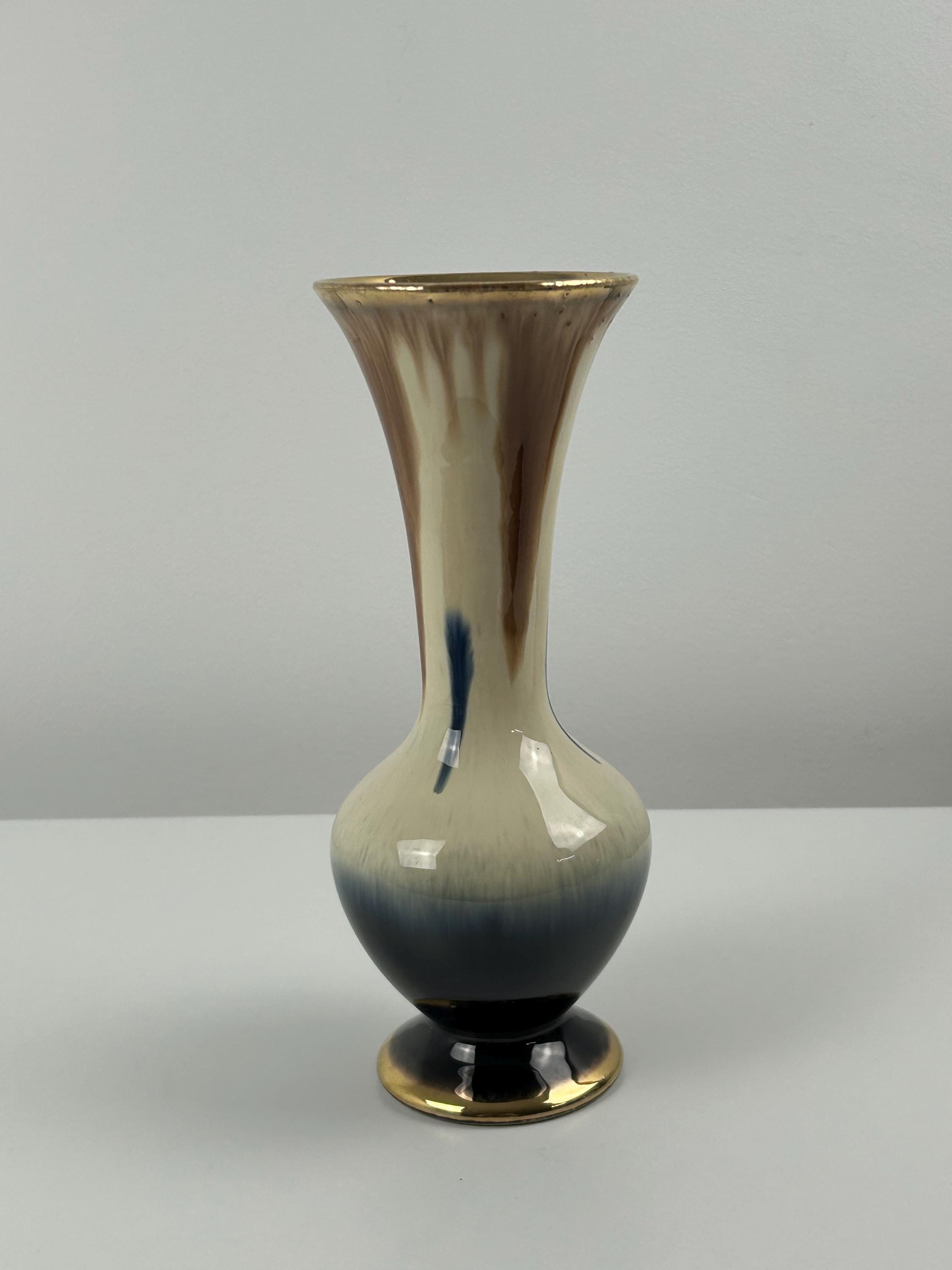 Porzellanvase Art Déco-Stil retro Vasen Künstlervase vintage Keramikvase Einrichtung midcentury Dekoration 20er Jahre deutsche Keramik alt