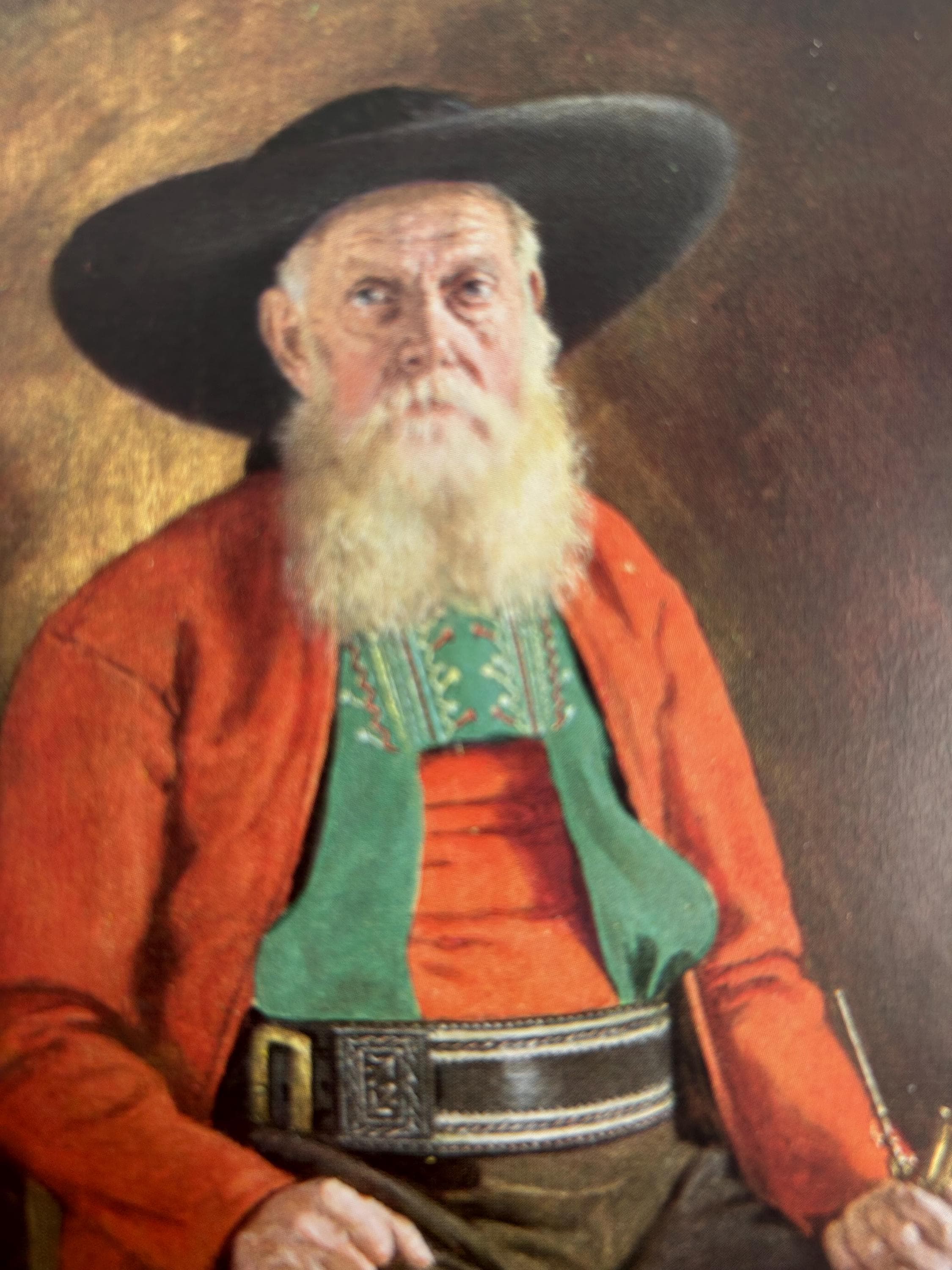 Postkarte Südtiroler Sarntal Nitsch Karten vintage Künstlerkarte retro Ansichtskarte alt Trachten Ansicht Südtirol traditionell thrift Post