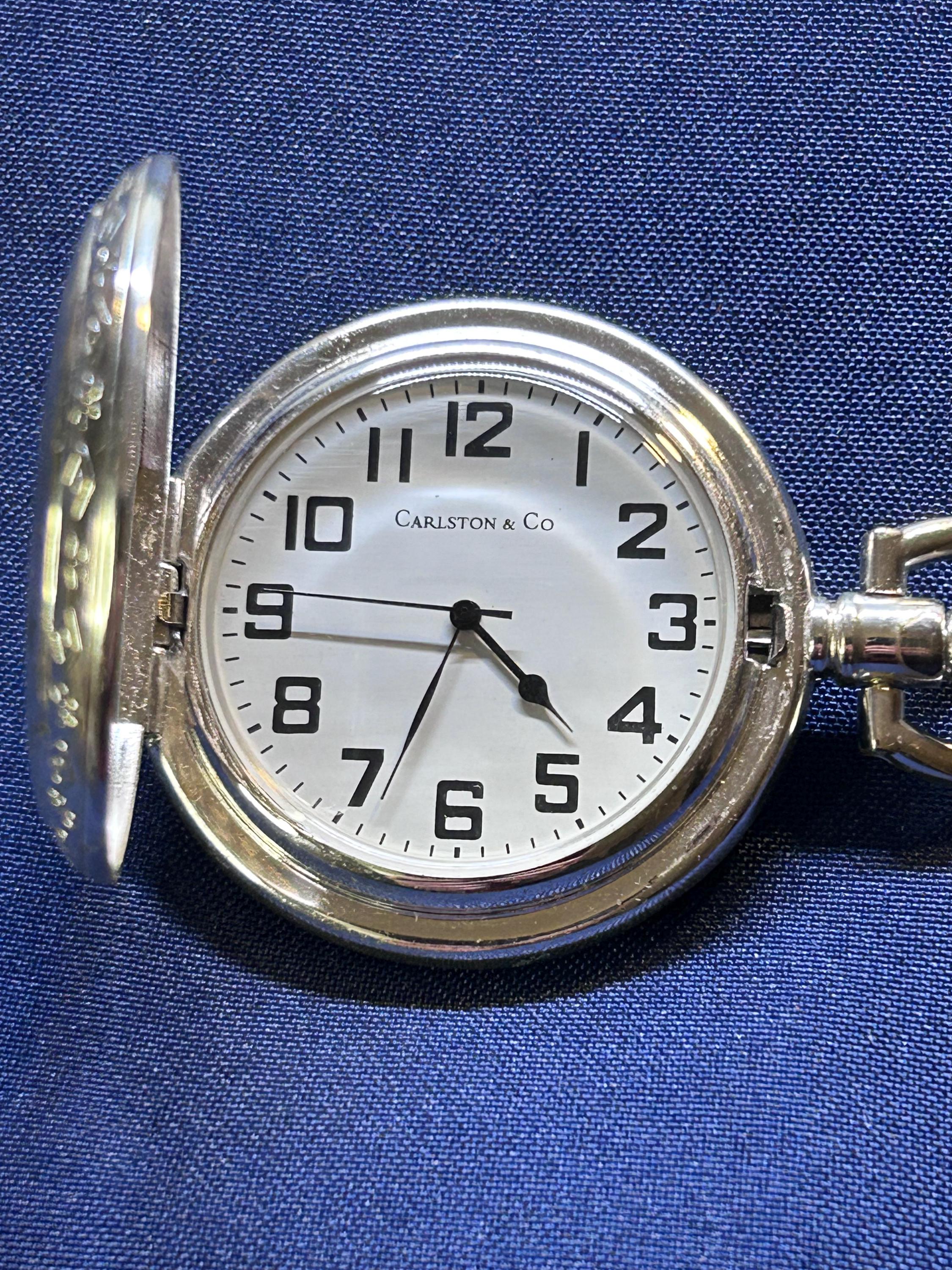 Vintage Taschenuhr Carlston & Co. Dekoration Uhren