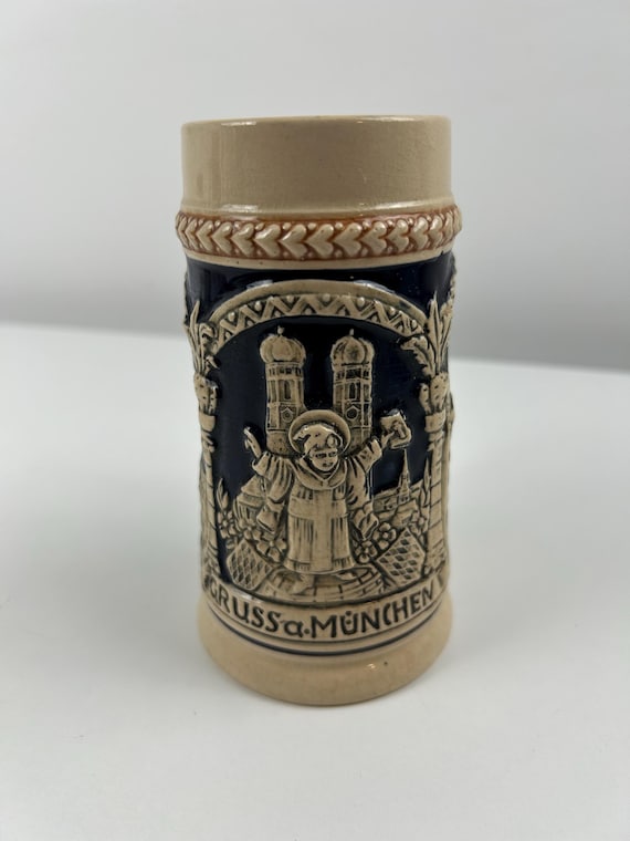 Vintage München Rathaus Bierseidel Hofbräuhaus