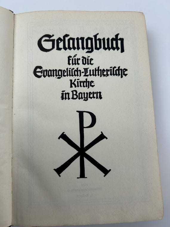 Bayerisches Evangelisches Gesangbuch 1934