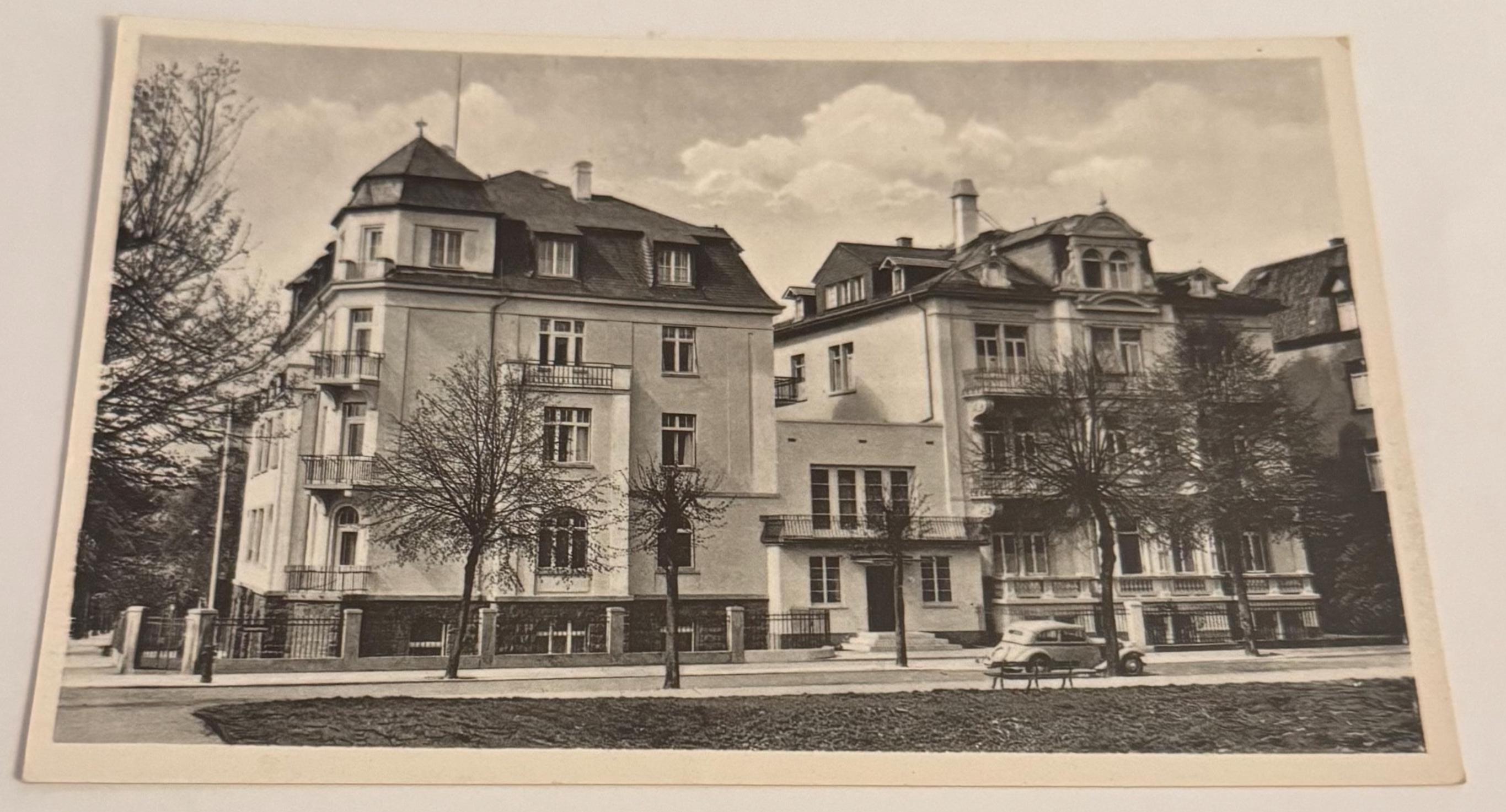 Vintage Postkarte Historische Stadtansicht Künstlerkarte Ansichtskarte retro Postkartensammlung Sammler Ansichtskarten Sammlung