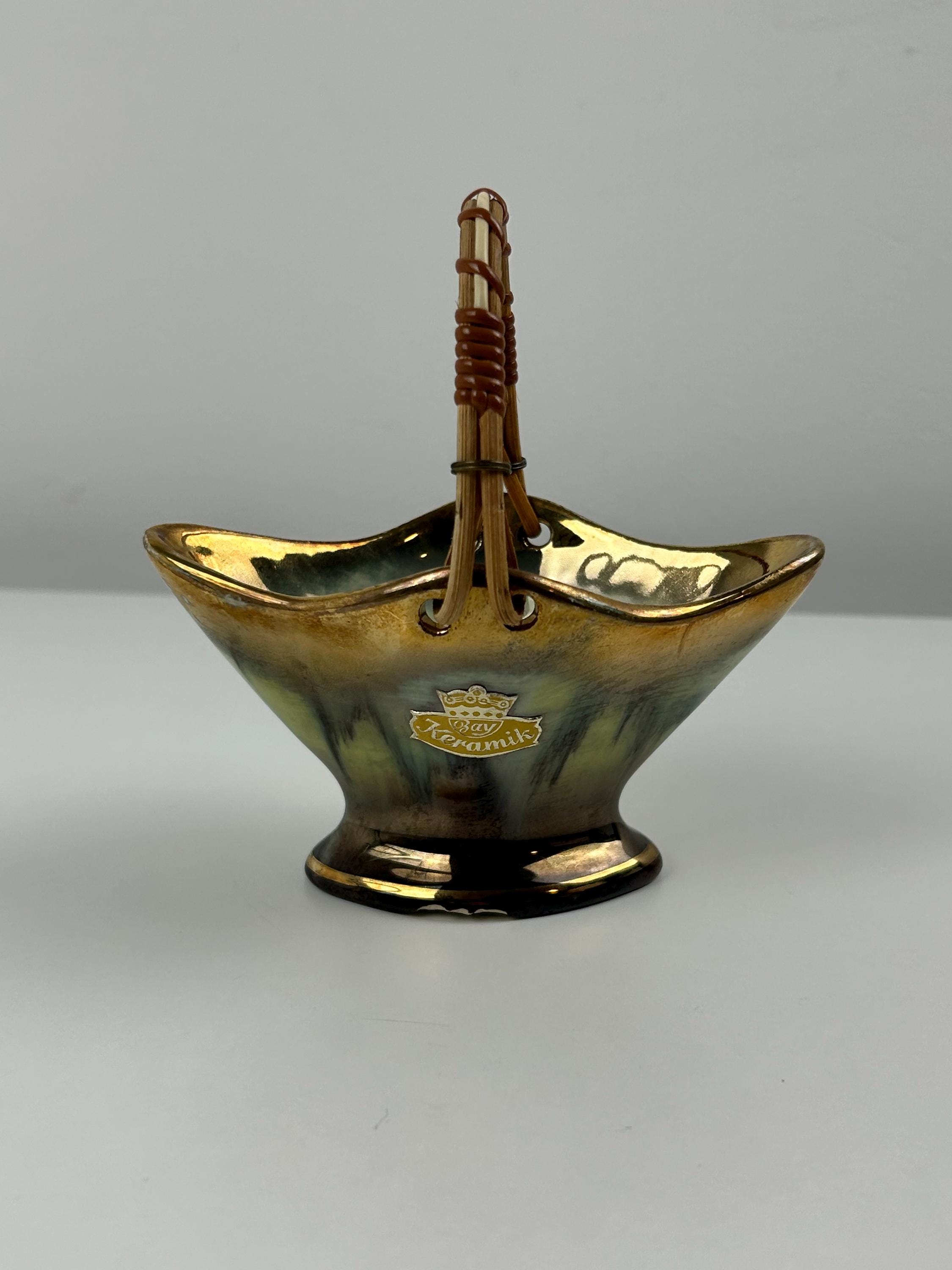Schale vintage Anbieterschale alte Servierschale Bay Keramik