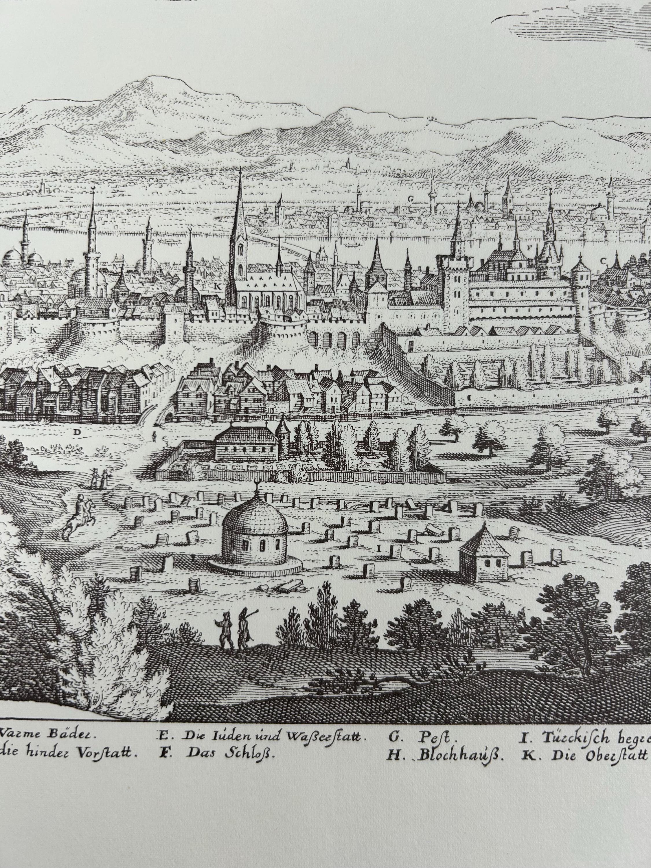 Budapest Stadtplan Karte vintage 43x30 cm 16,92x11,81 in Dekoration alt Wohndekoration Bild retro Wand Wanddeko thrift Einrichtung thrift