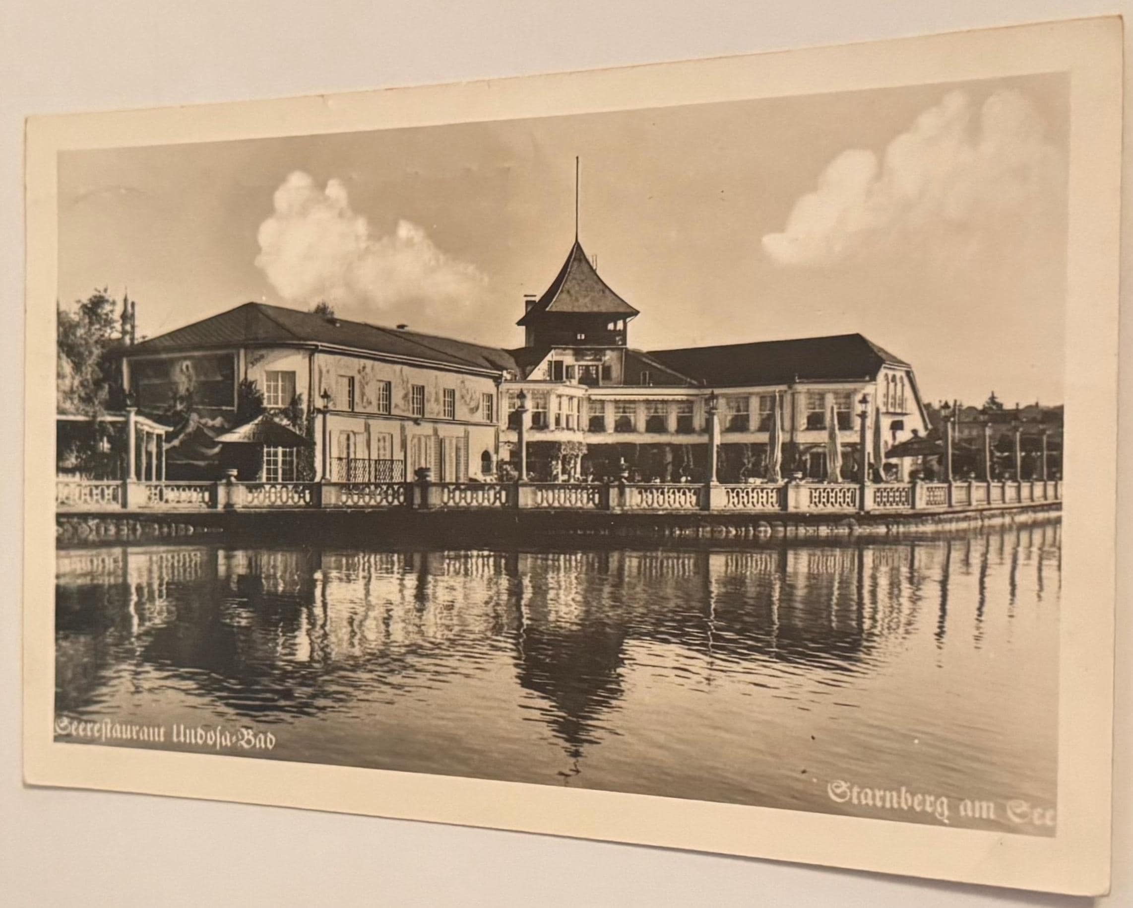 Antike Postkarte Starnberg Postkarte vintage Lithografie Bildpostkarte Litho Briefkarte Korrespondenzkarte