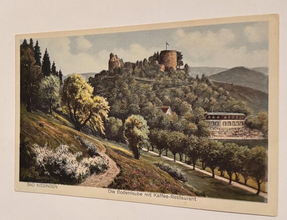 Vintage Bad Kissingen Postkarte