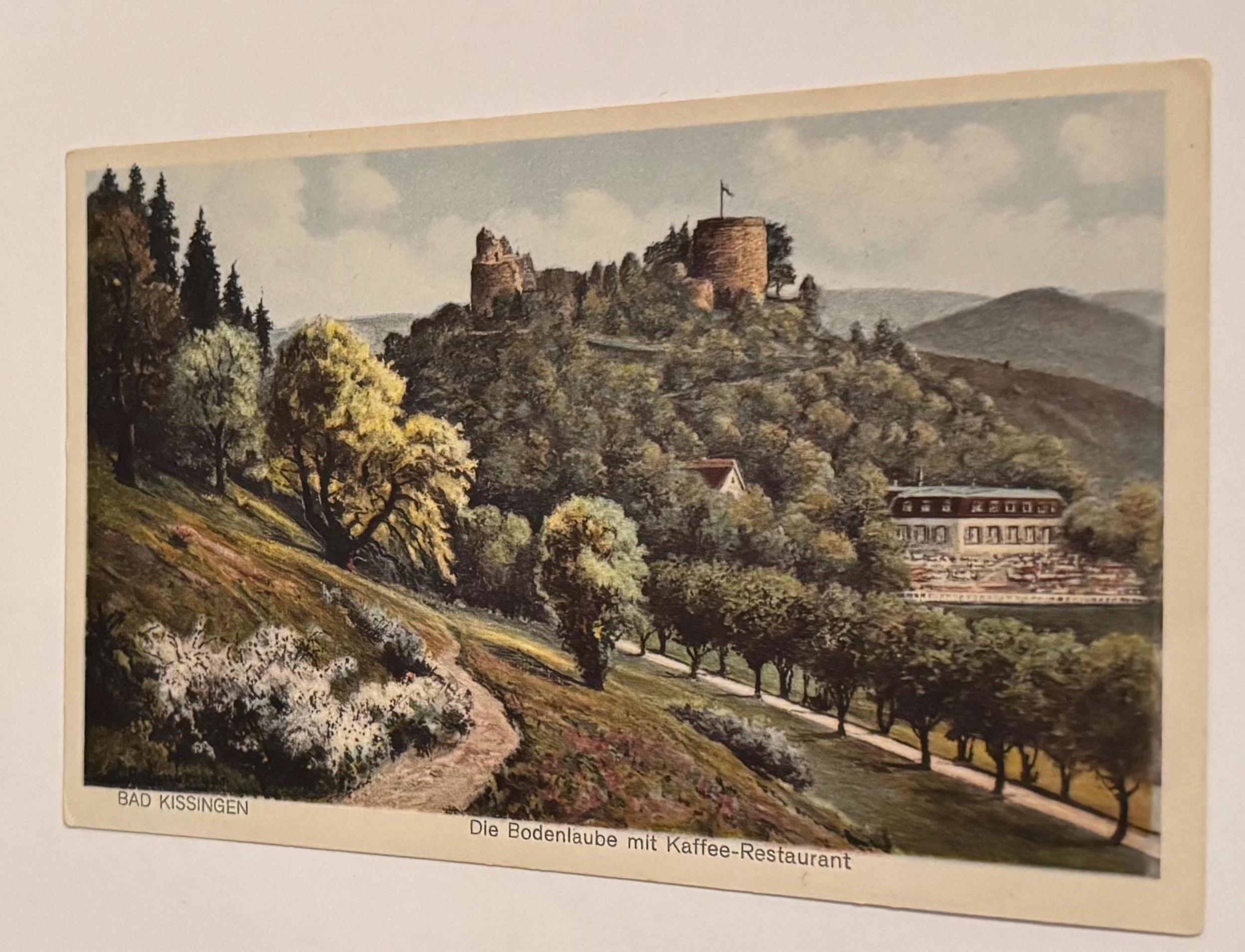 Postkarte Bad Kissingen Postcard vintage Postkarte Künstlerkarte Ansichtskarte Sammler Karten Sammlung retro Postkartensammlung