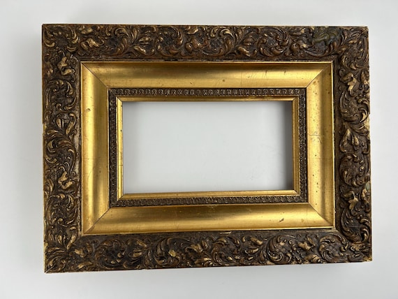 Vintage Bilderrahmen Goldfarben 37x27cm