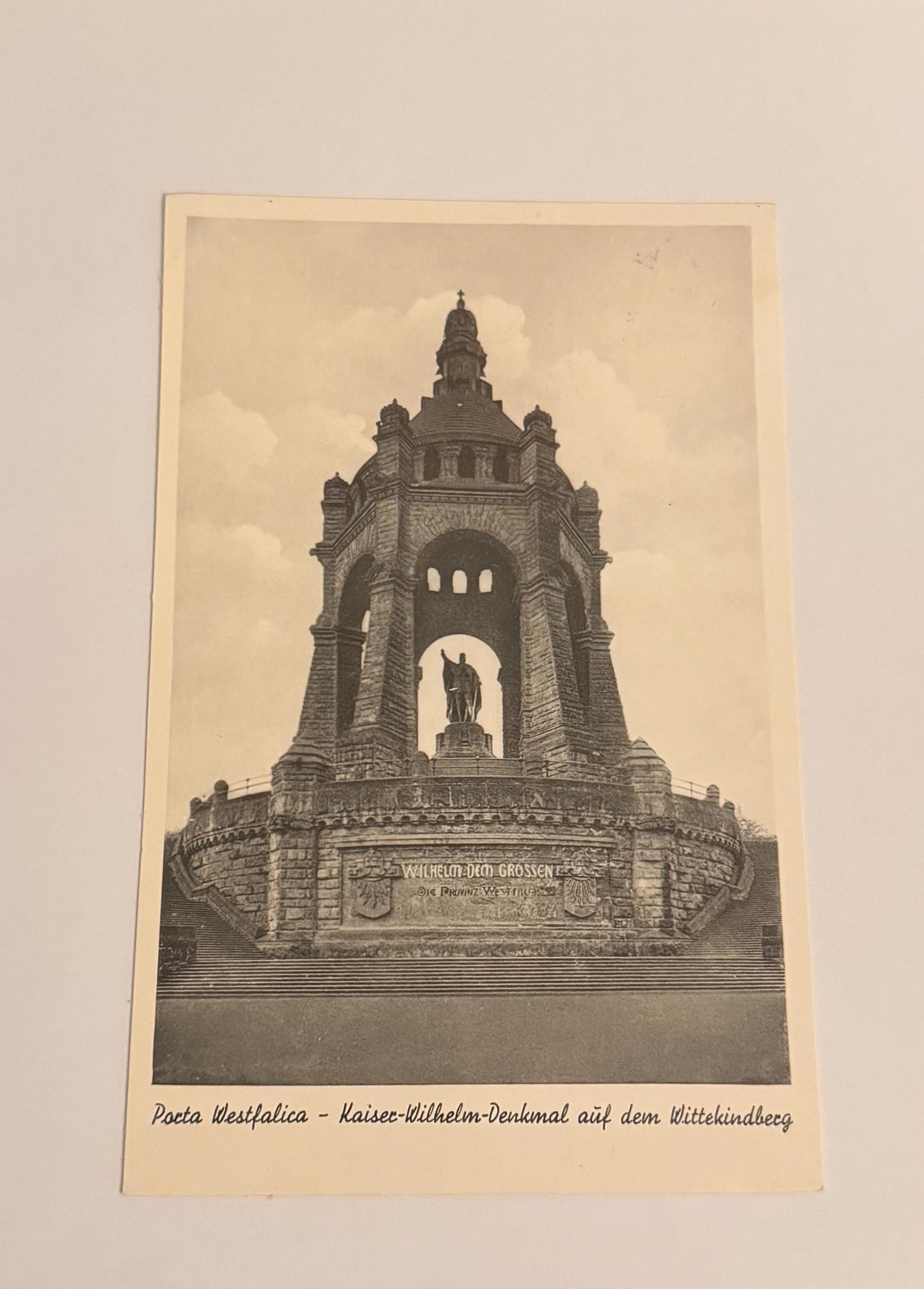 Vintage Postkarte Porta Westfalia Künstlerkarte Ansichtskarte retro Postkartensammlung Sammler Ansichtskarten Sammlung