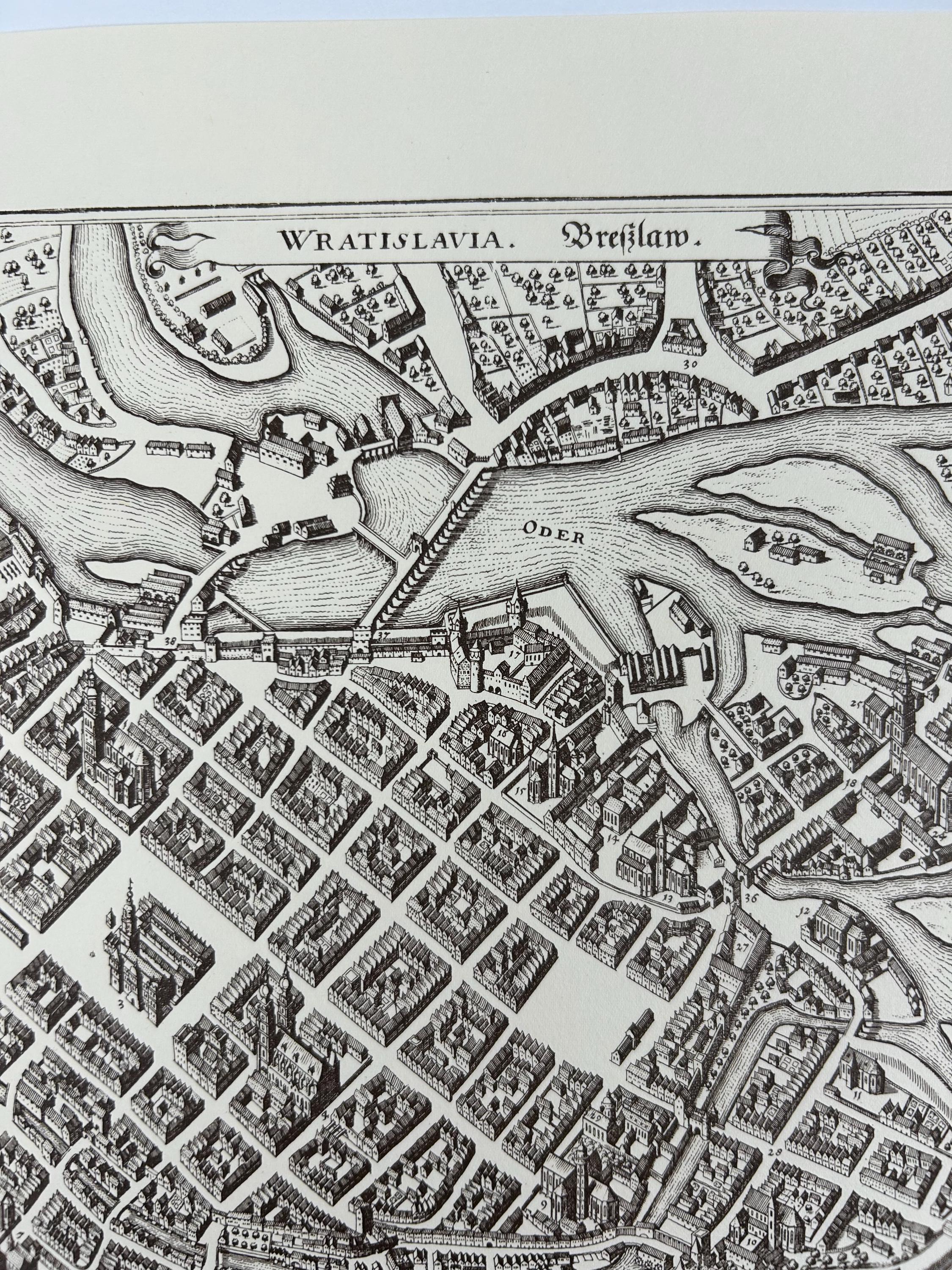 Stadtplan Warschau vintage Landkarte 43x30 cm und 16,92x11,81" Dekoration Bilder Wohndekoration Bild Wand Polen retro Wandkarte Einrichtung