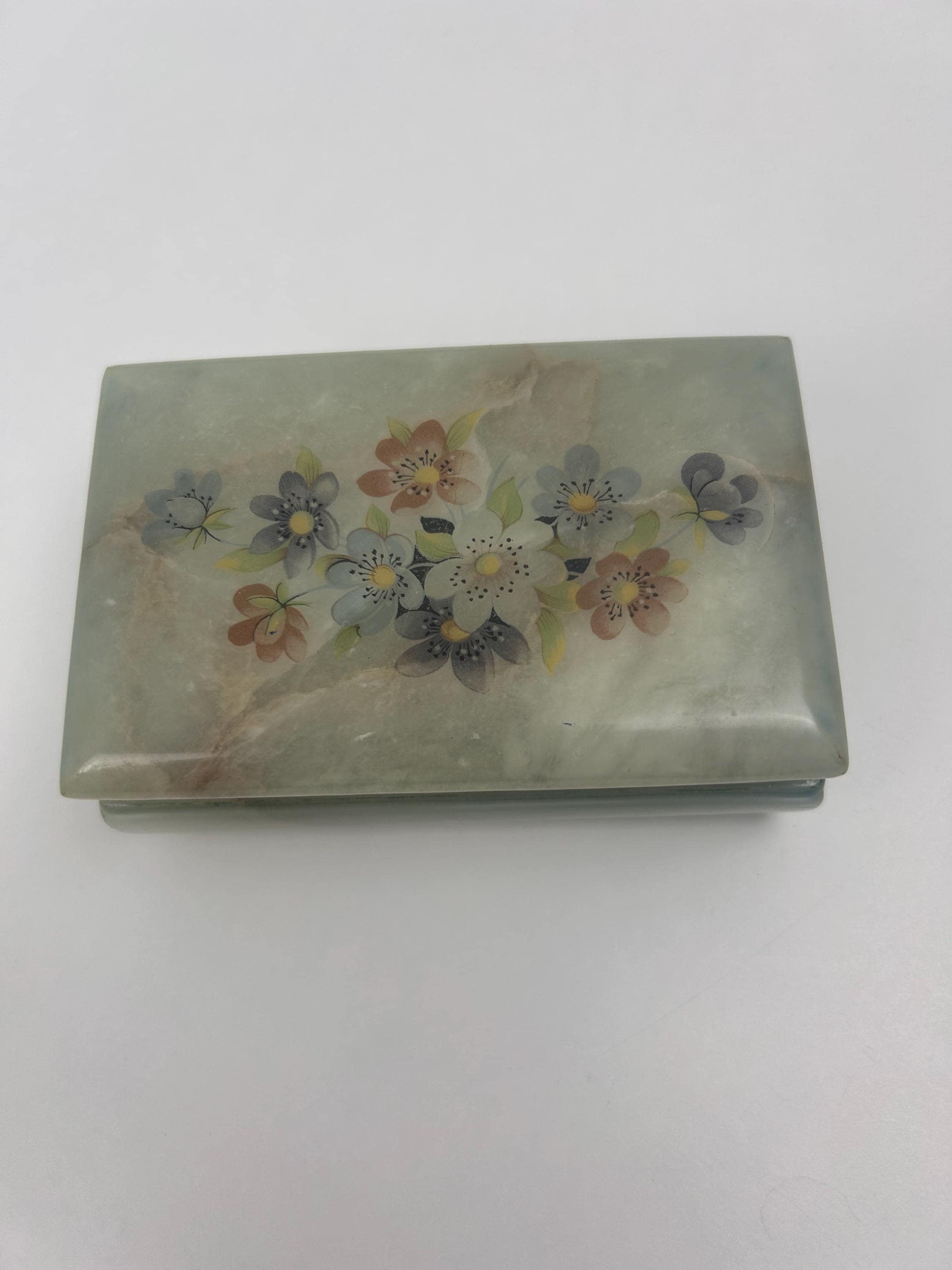 Schmuckkästchen Onyx vintage Schmuckaufbewahrung Einrichtung Dekoration Sammler Musikbox Sammlerobjekt Schmuckdose