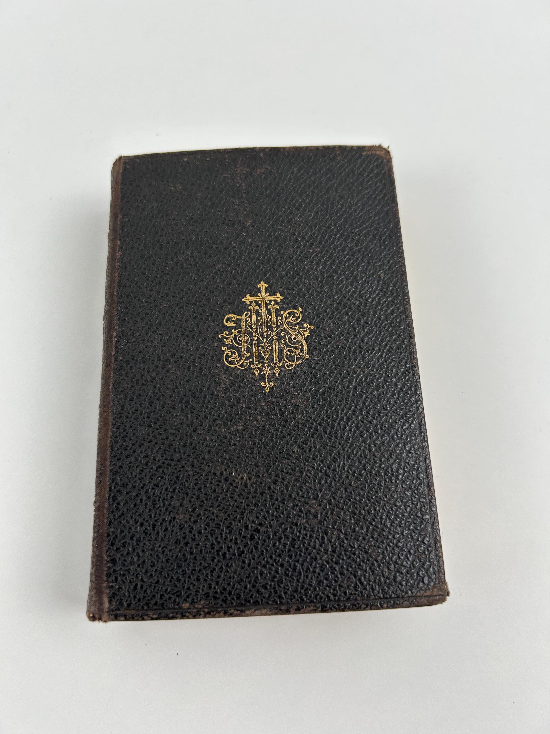 Gebetbuch "Der Weiße Sonntag" 1900 9x13 cm 3,54x5,11 in antike Bücher Büchersammlung Buch religiös Buchsammlung Gebetsbuch Gesangsbuch alt