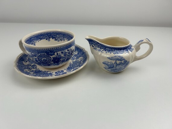 Villeroy & Boch Burgenland Tasse und Sahnekännchen Set