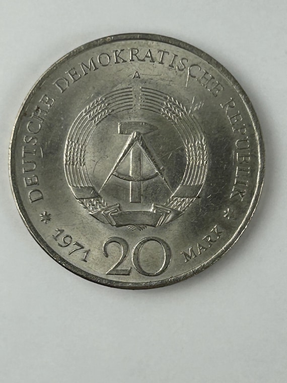 Geldmünze 20 Mark DDR Verschiedene Jahrgänge