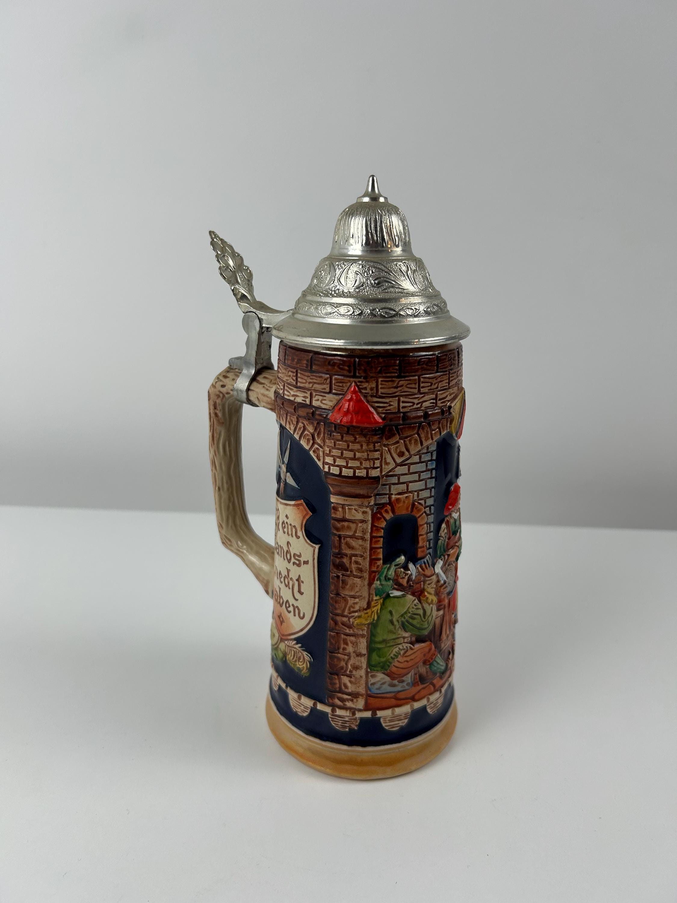 Wunderschöner vintage Bierkrug von Gerz