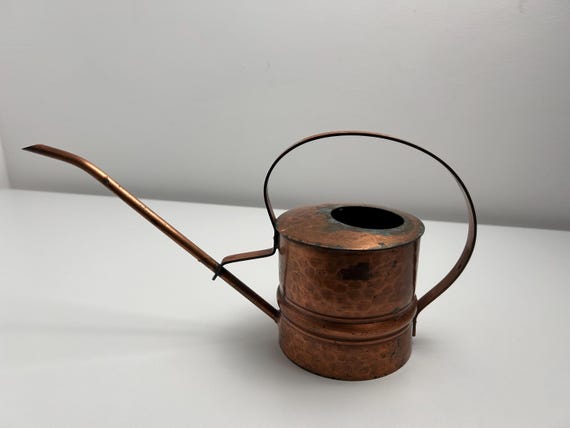 Vintage Kupfer Gießkanne Messing Handarbeit Germany