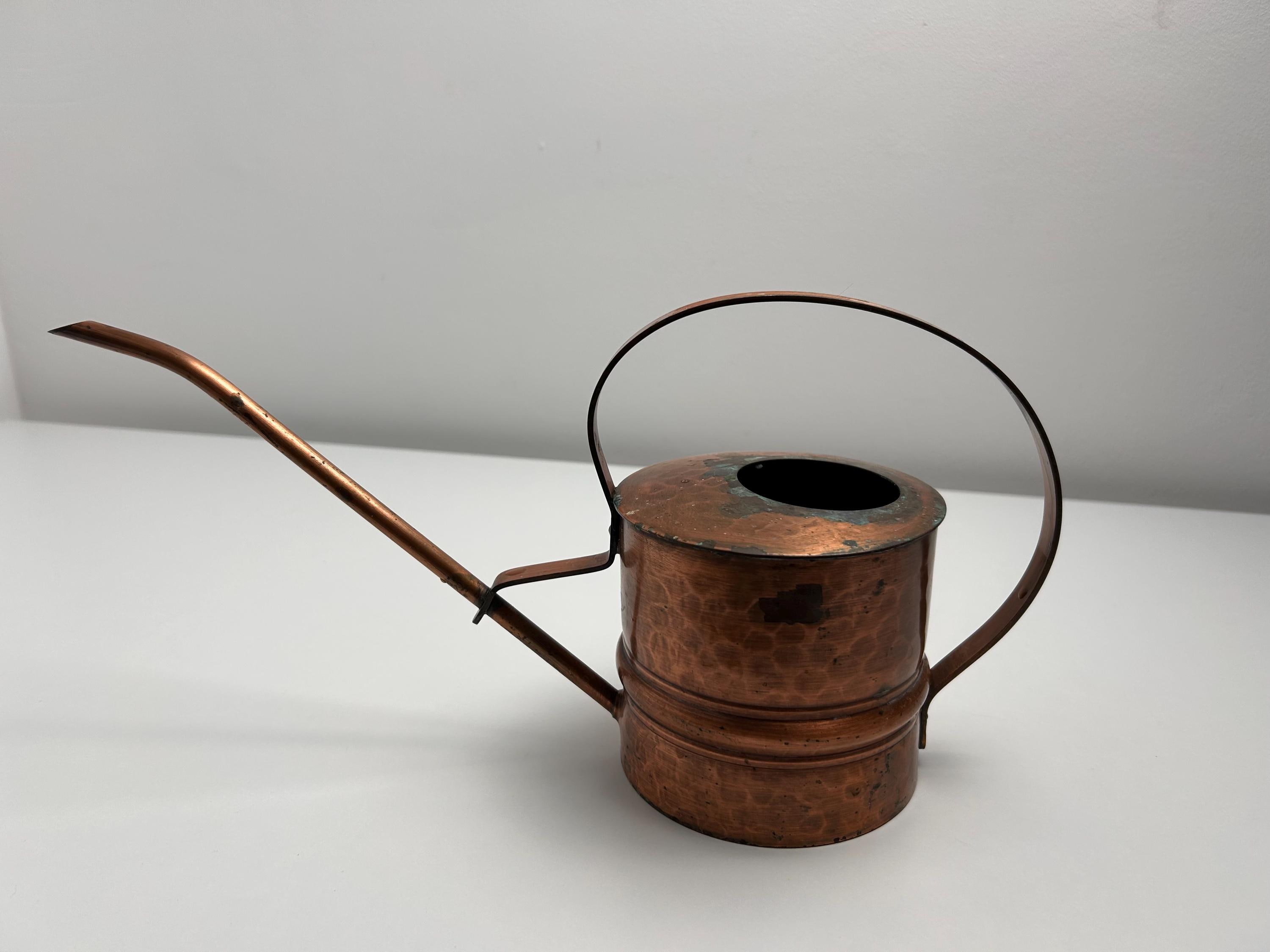 Vintage kupfer Gießkanne Messing Garten Wall handarbeit Germany