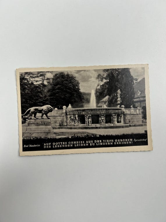 Bad Nauheim Postkarte Vintage