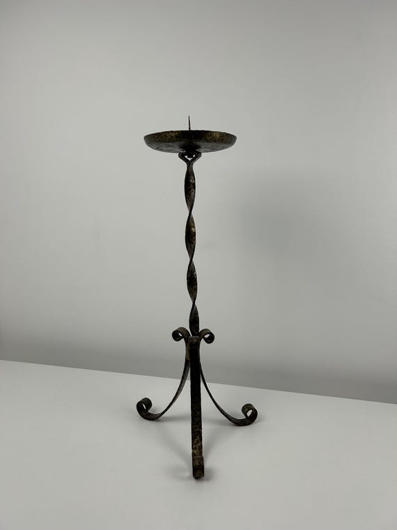 Massiver Handgeschmiedeter Kerzenständer 60cm