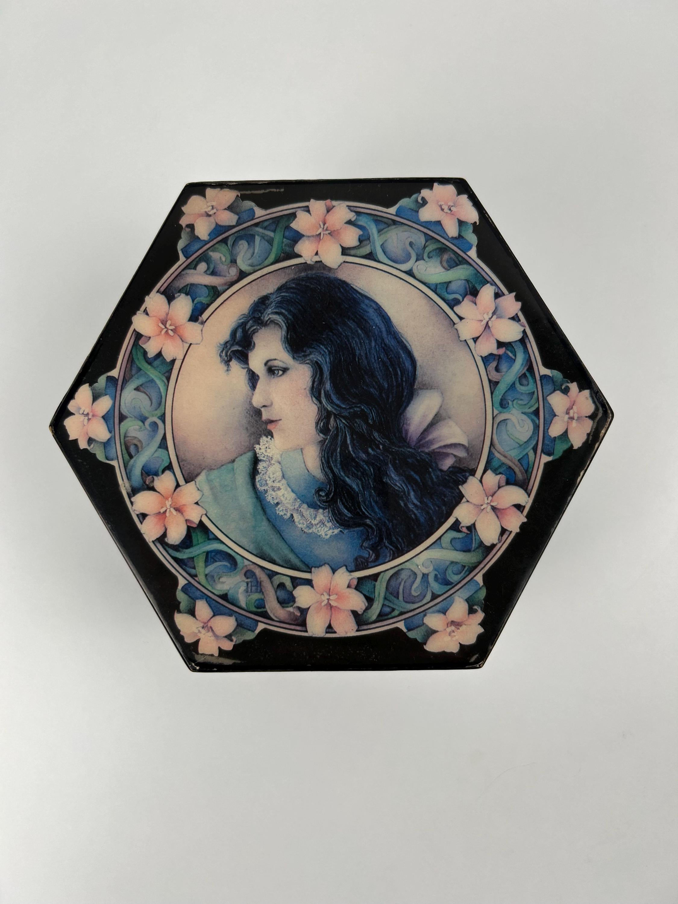 Enesco Schmuckkästchen Spieluhr vintage