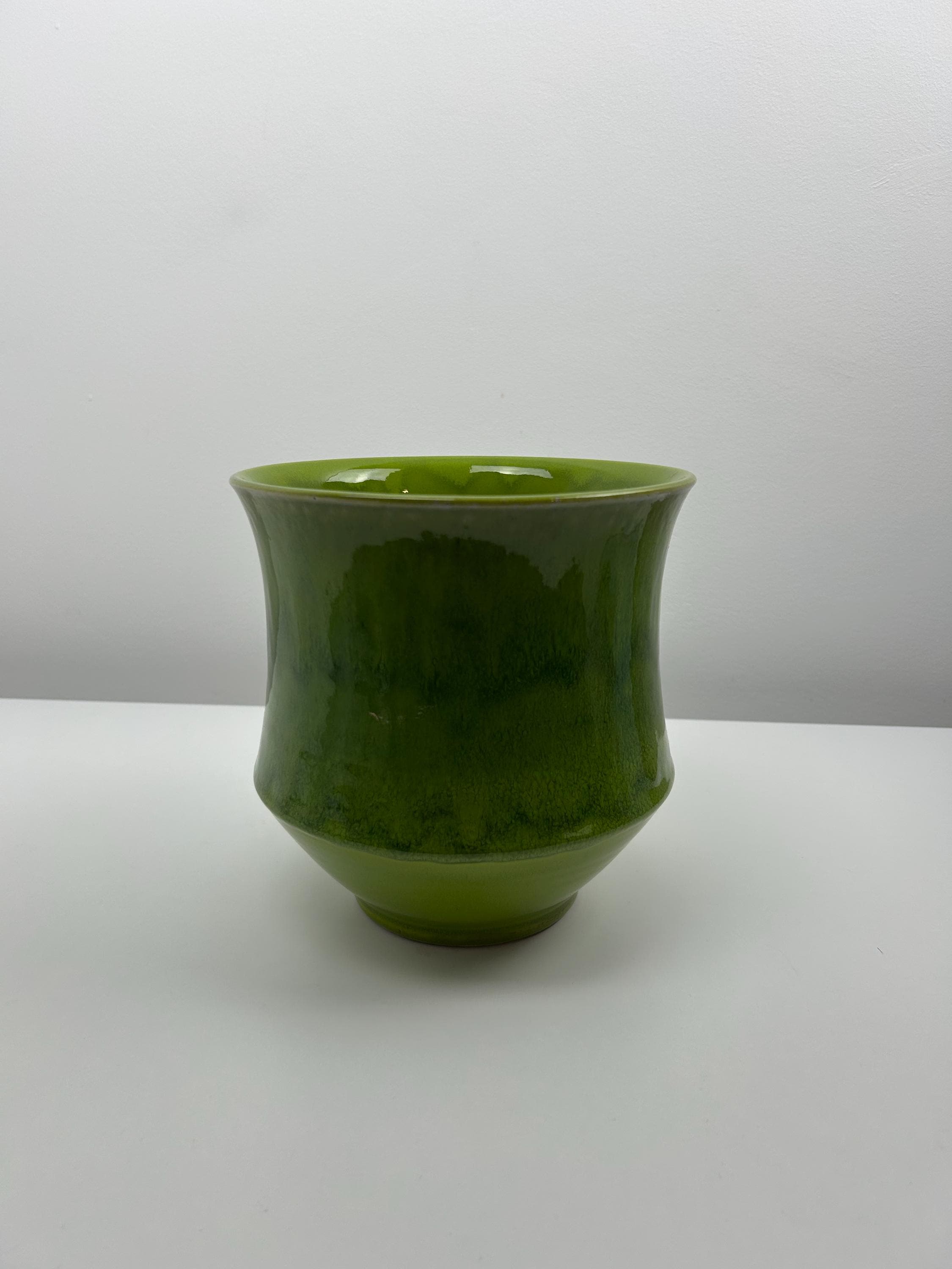 Großer Blumentopf grün ca 20x20cm 7,87x7,87in Spang Keramik