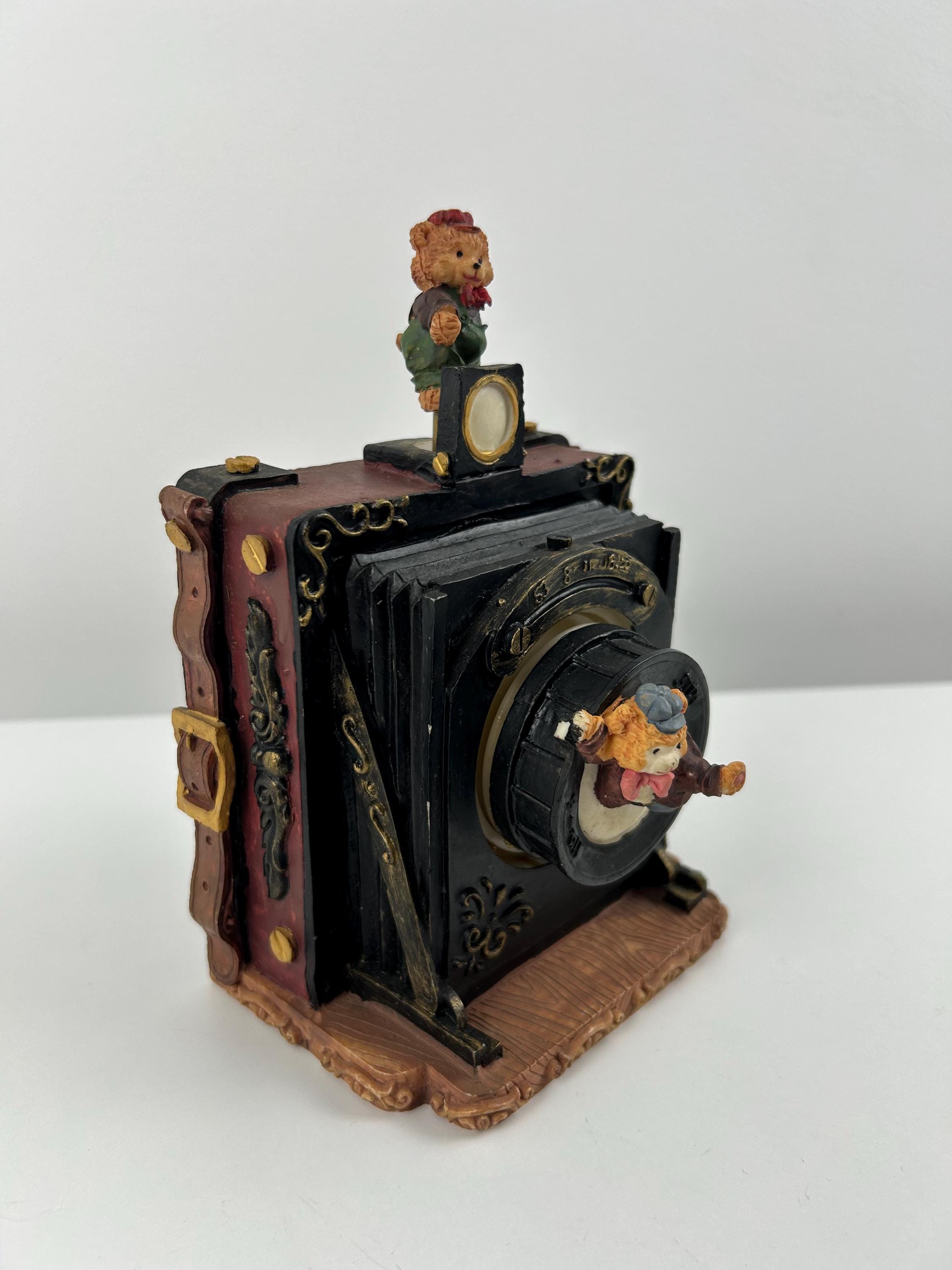 Spieluhr Fotokamera Bären vintage 90er
