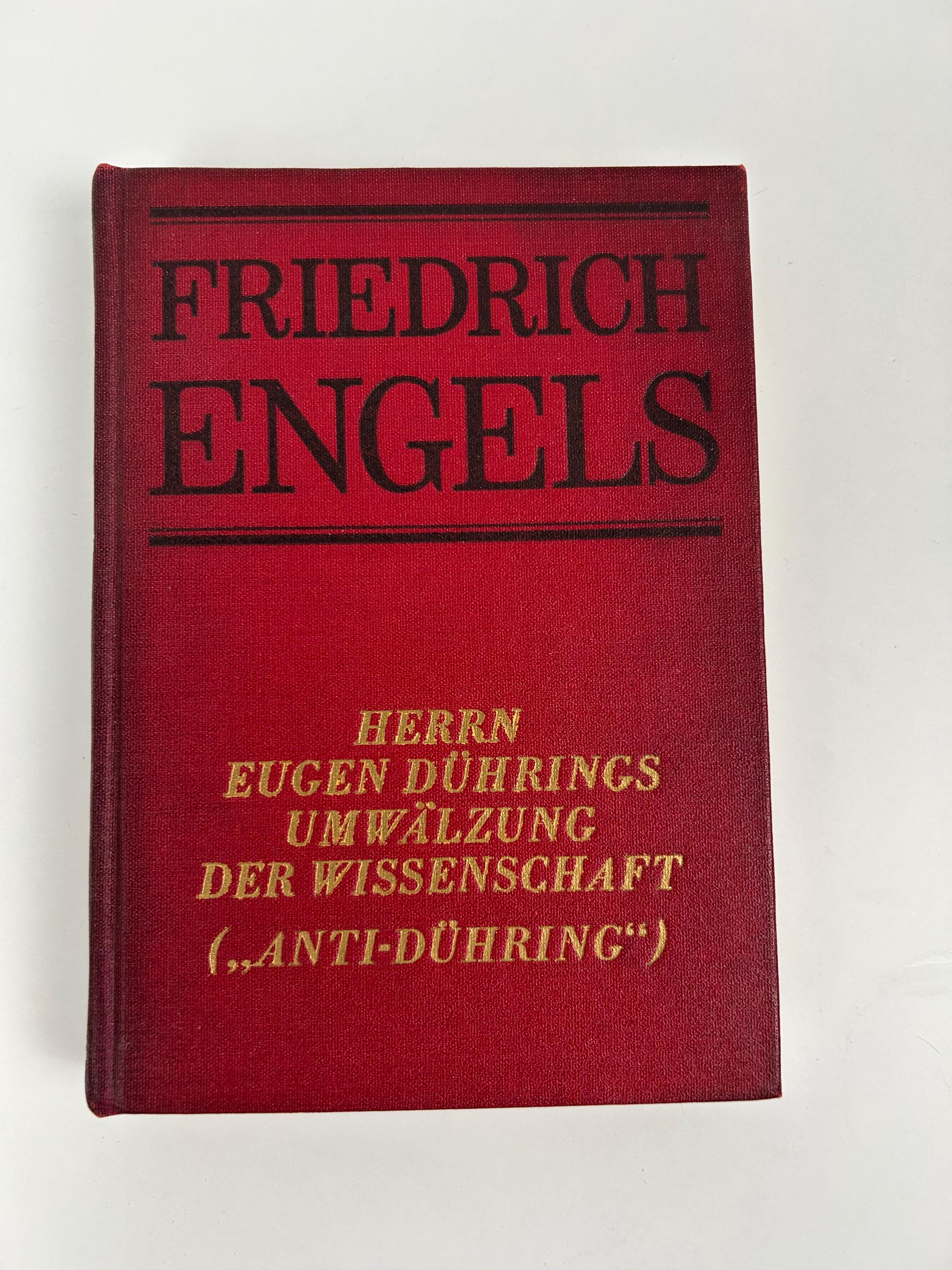 Vintage Buch Friedrich Engels Herrn Eugen Dührings Umwälzung der Wissenschaft 1975 Anti-Dühring retro Buch Sammlerobjekt Bücher Bücherei
