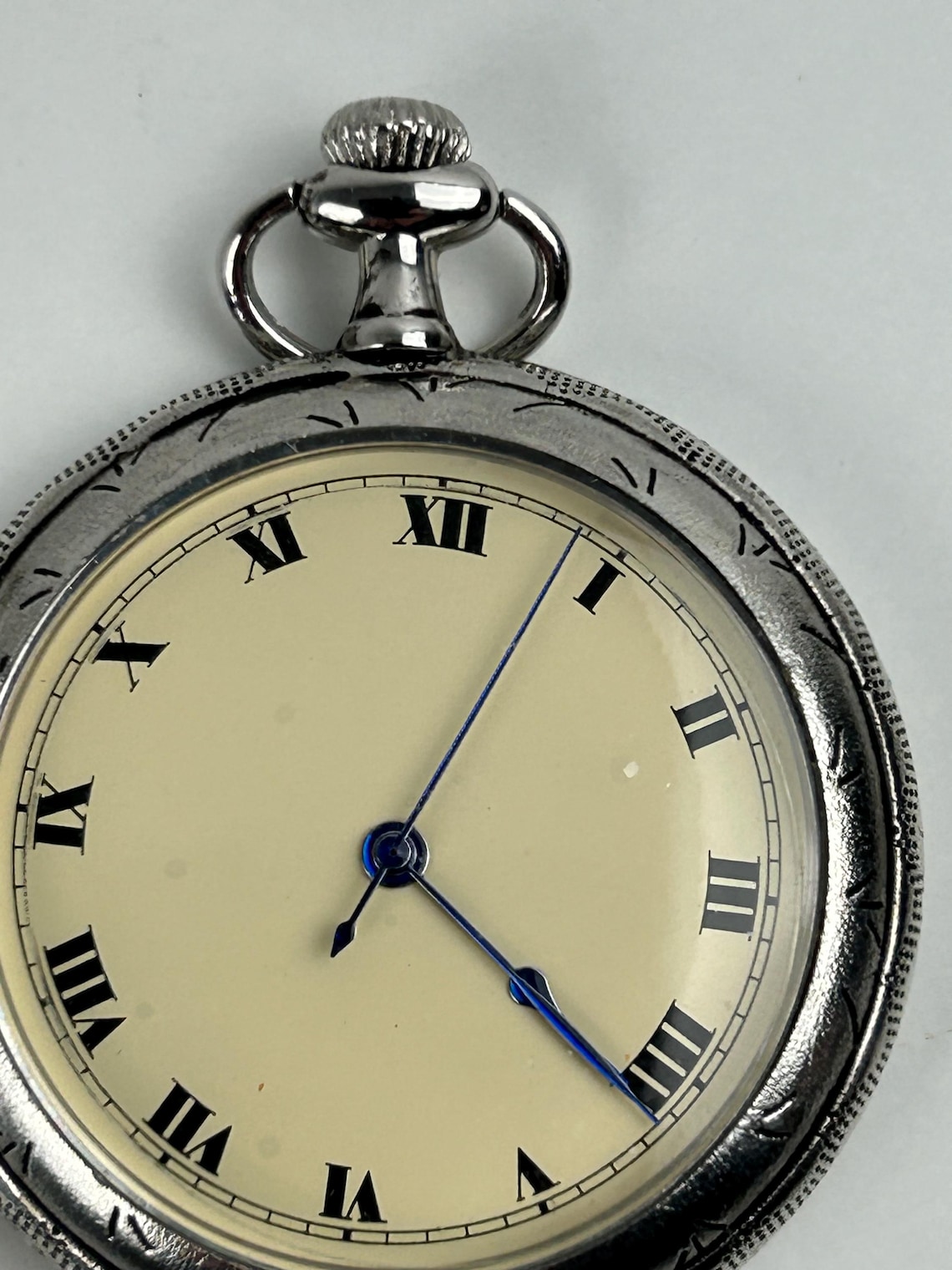 Vintage Taschenuhr Opa Deko | Antike Uhren Sammler Schmuck Dekoration, foto 3 di 5