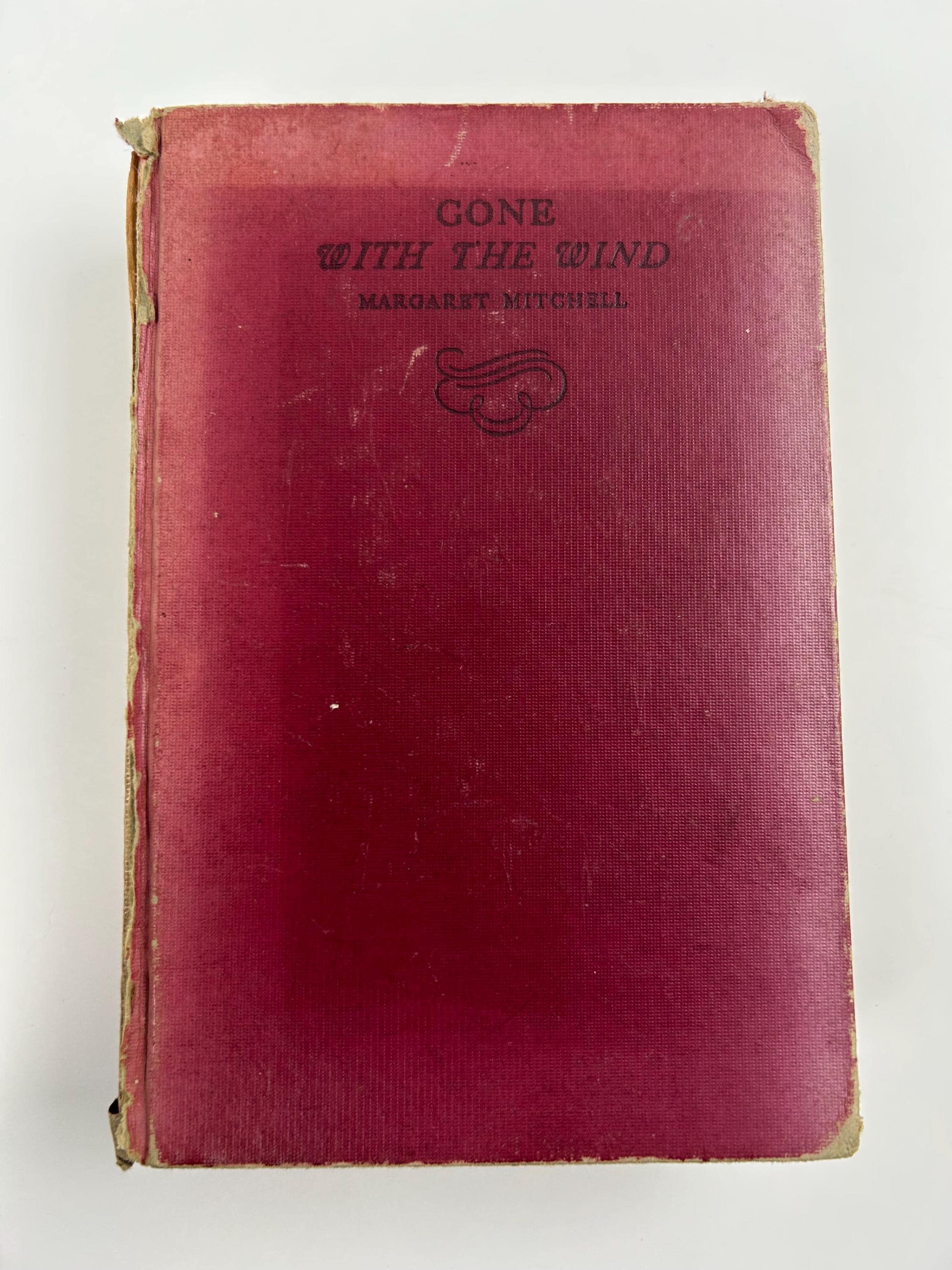 Buch Gone with the wind Antiquariat Margaret Mitchell vintage Buch antik 1949 New York the macmillan company