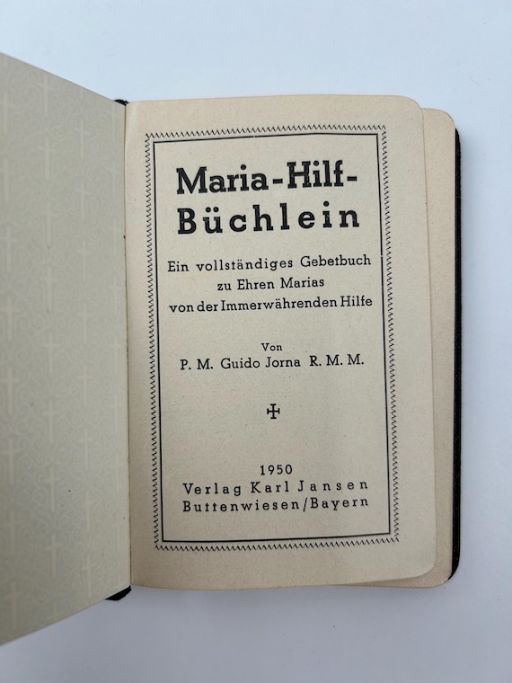 Maria Hilf Gebetsbüchlein 1950