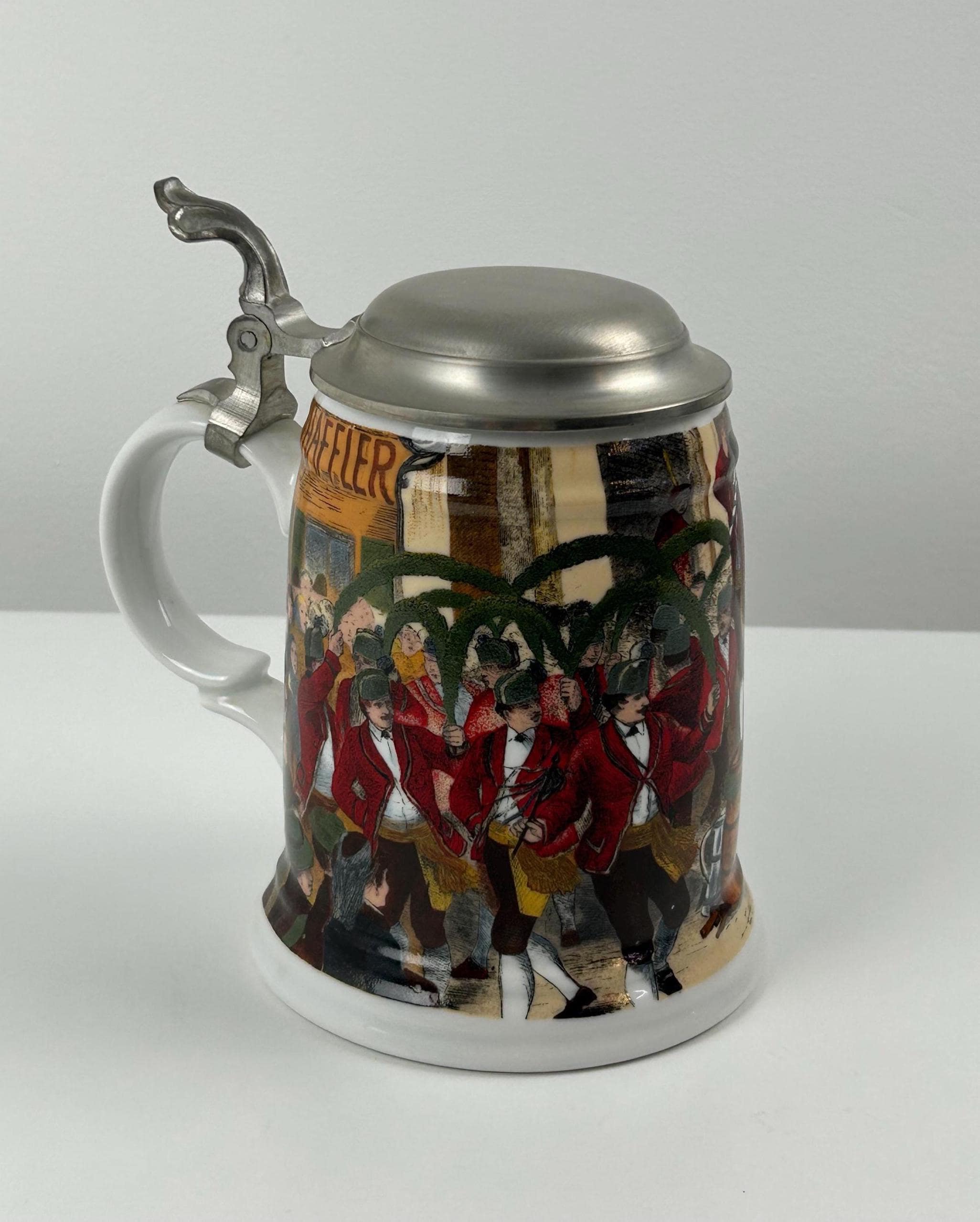 Wunderschöner Dr. Merkle Bierkrug retro Bierkrug alt vintage