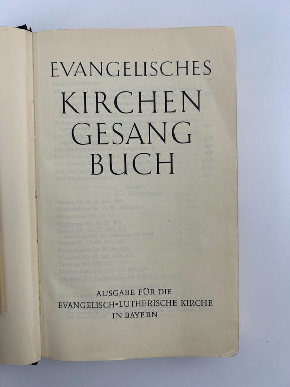 Bayerisches Kirchengesangbuch 1957