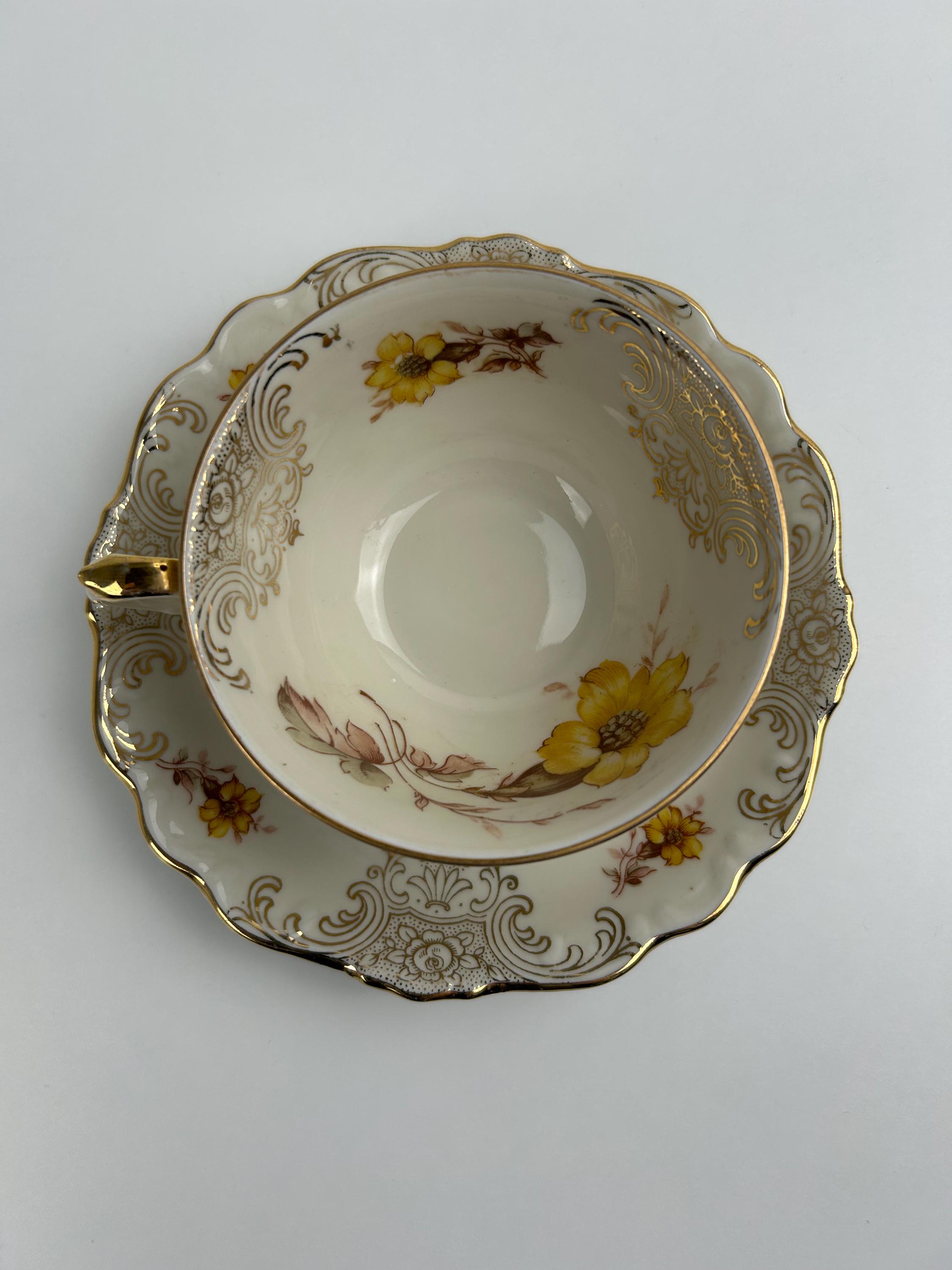 Sammeltasse Schumann Arzberg Bayern Sammeltasse Blumen vintage Kaffeetasse floral antik Keramik Sammeltasse Sammler