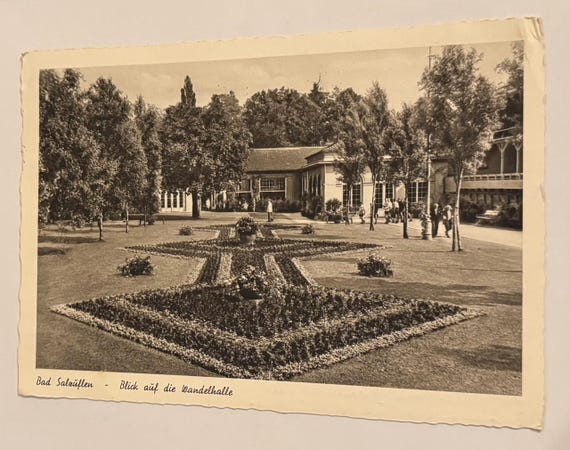Vintage Bad Salzuflen Postkarte