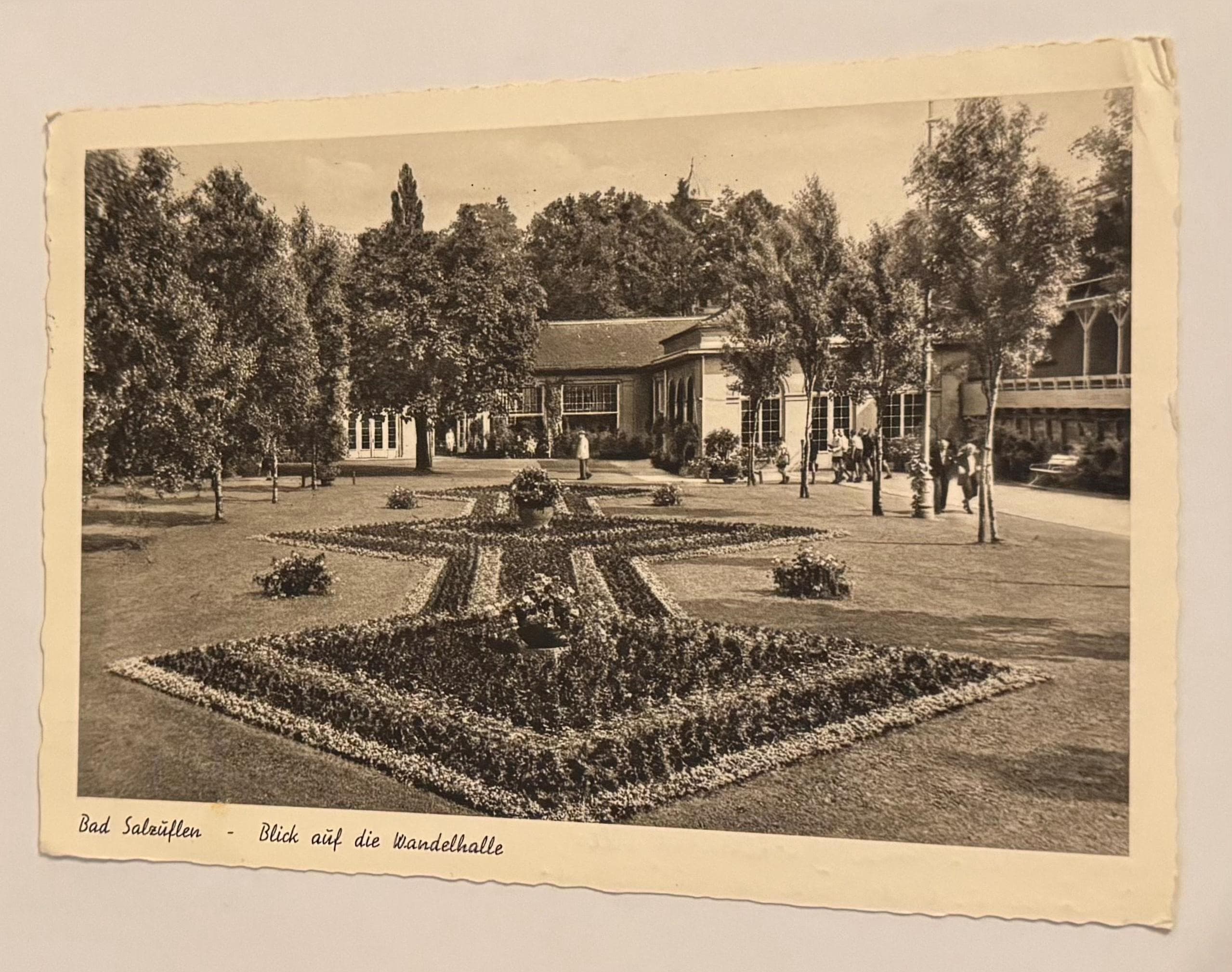 Postkarte Bad Salzuflen Postcard vintage Postkarte Künstlerkarte Ansichtskarte Sammler Karten Sammlung retro Postkartensammlung