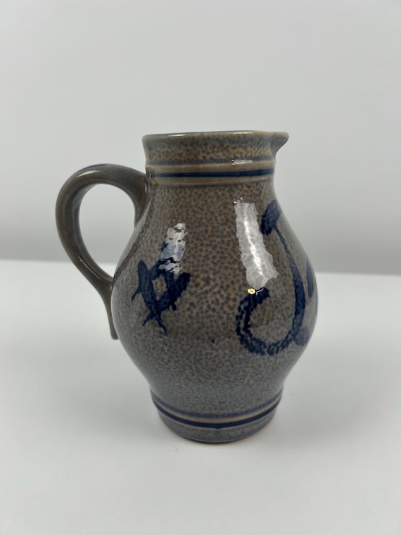 Steingutkanne 16cm Vereinssiegel 10 Int Wandertag 1985
