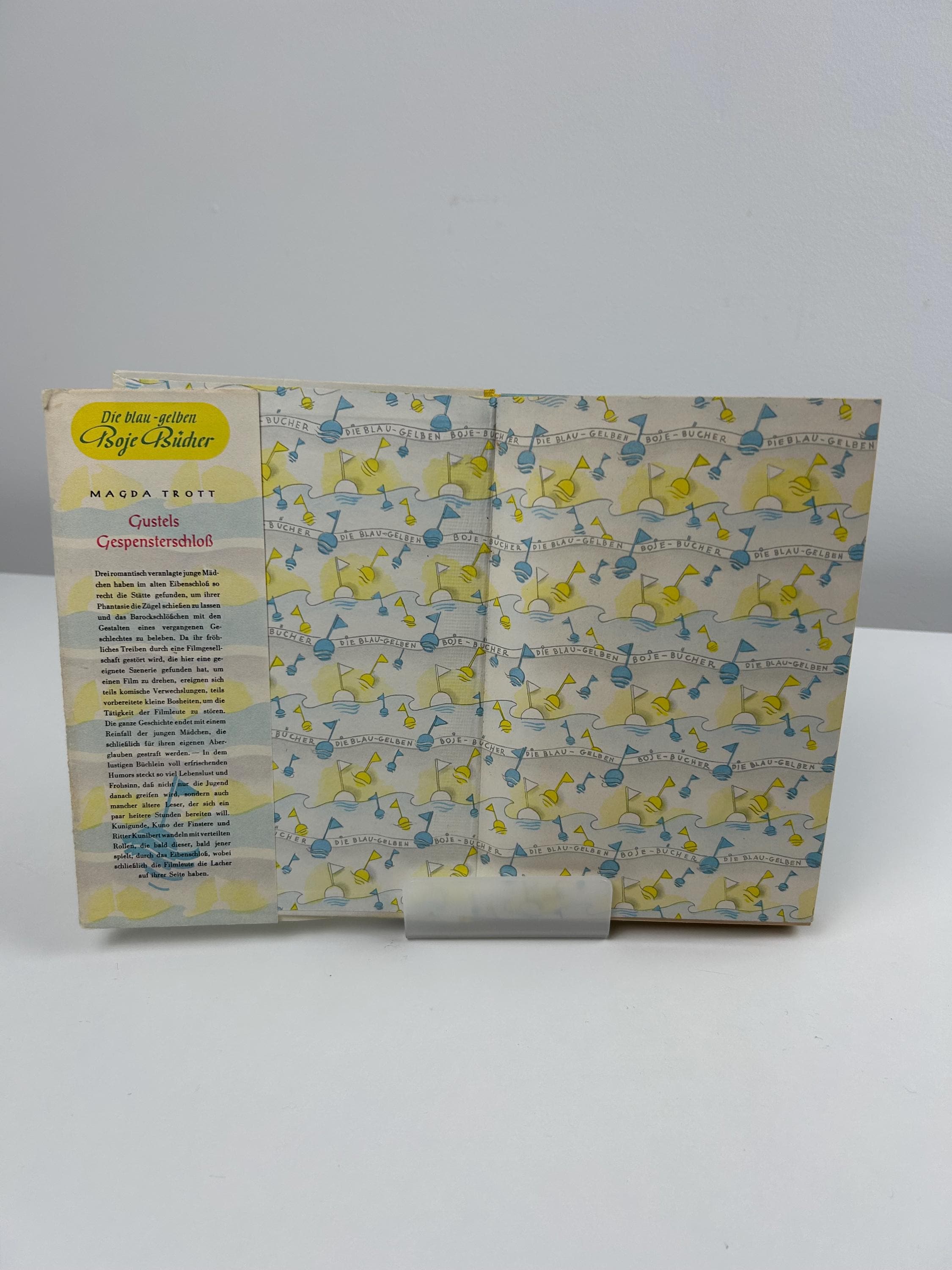 Kinderbuch Gustels Gespensterschloss Antiquariat Magda Trott Kinderbücher vintage Buch antik