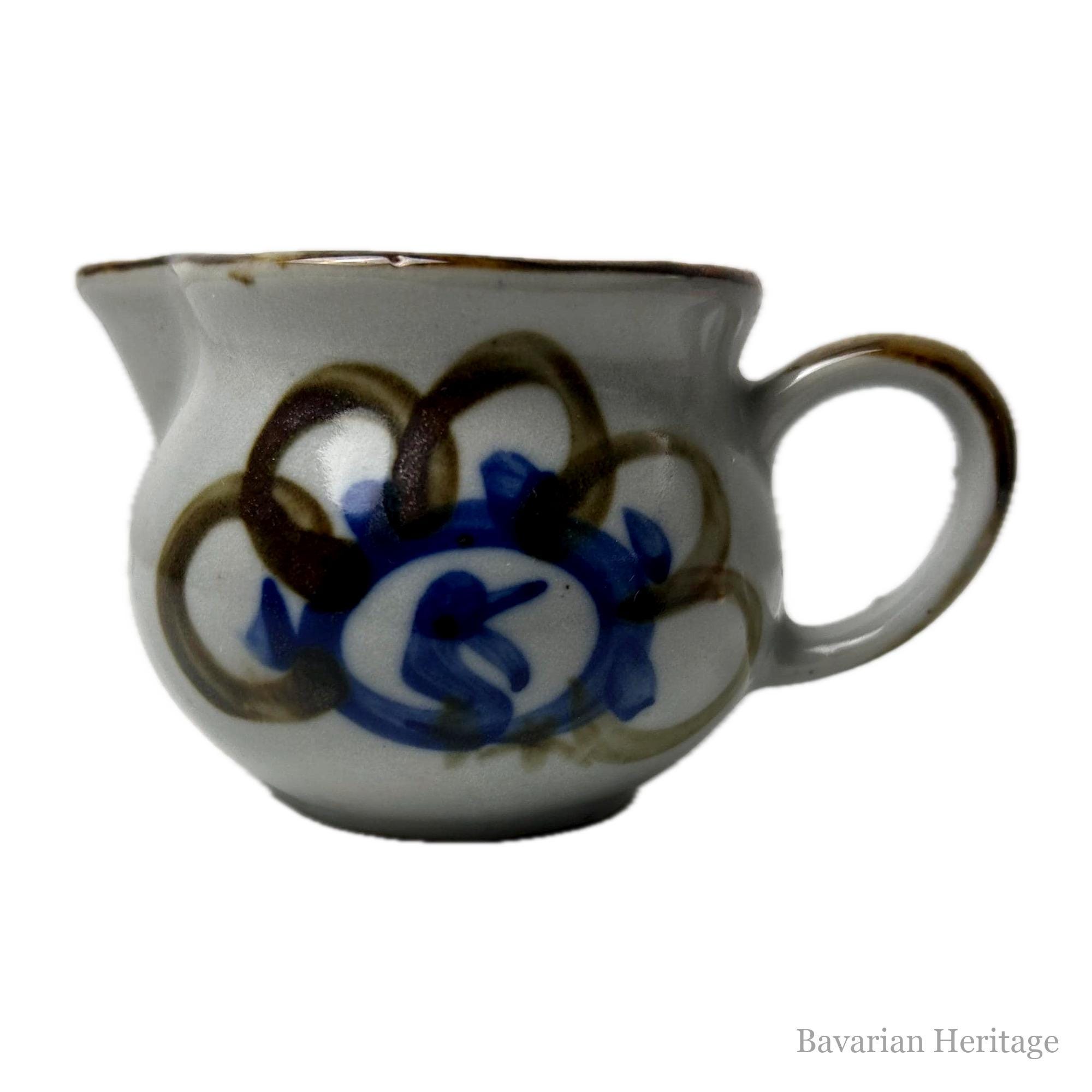 Vintage Handmade Small Ceramic Creamer 6cm