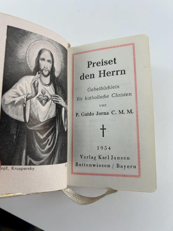 祈祷書 アンティーク 1878年フランス 革装丁 マーブル紙 美装本