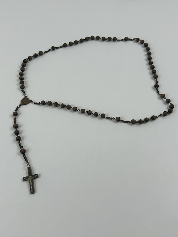 Vintage Rosenkranz Schwarz