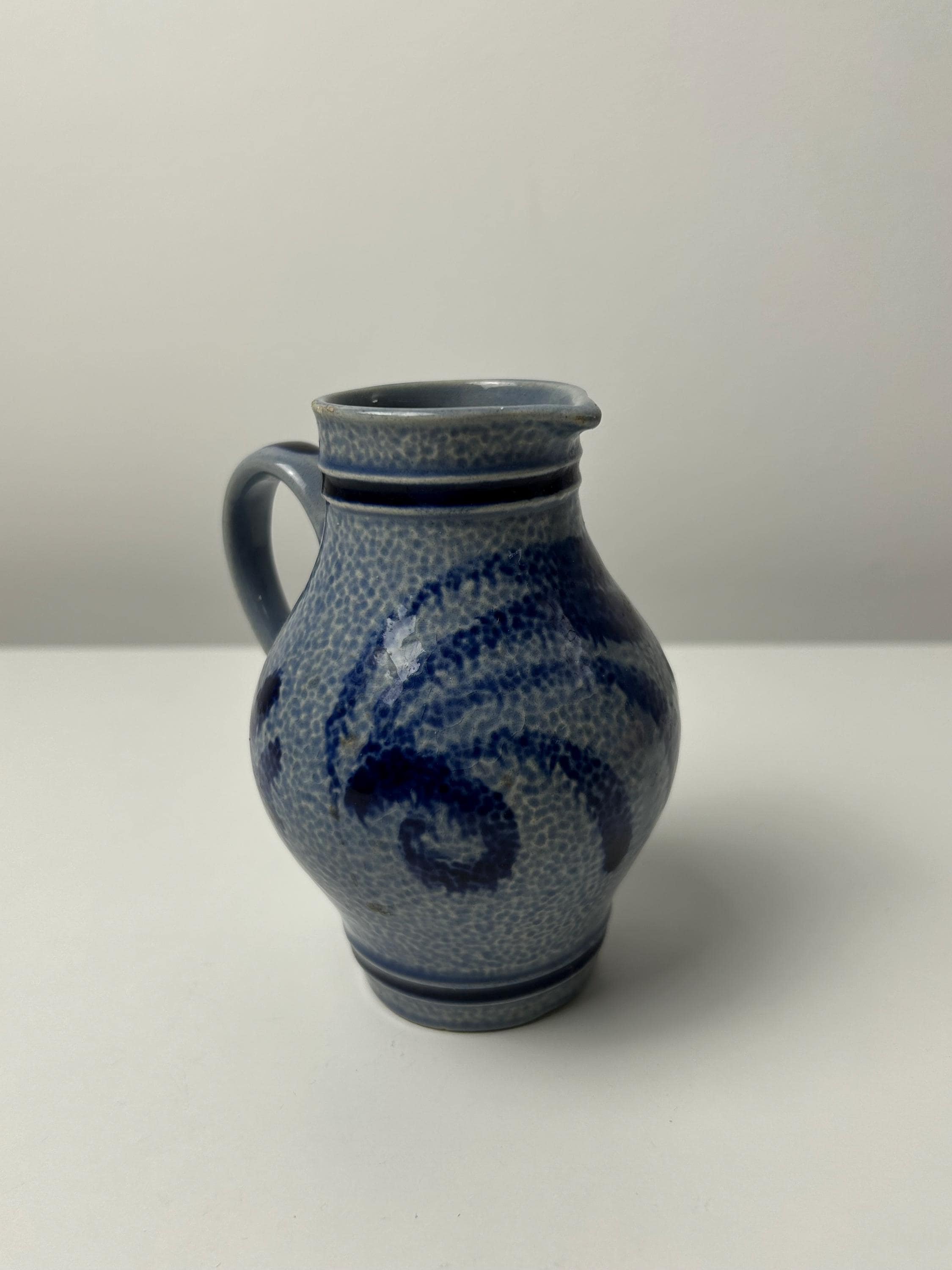 Steingut Kanne vintage Marzi & Remy MR 3061 Westdeutschland Höhe 12cm 4,72in