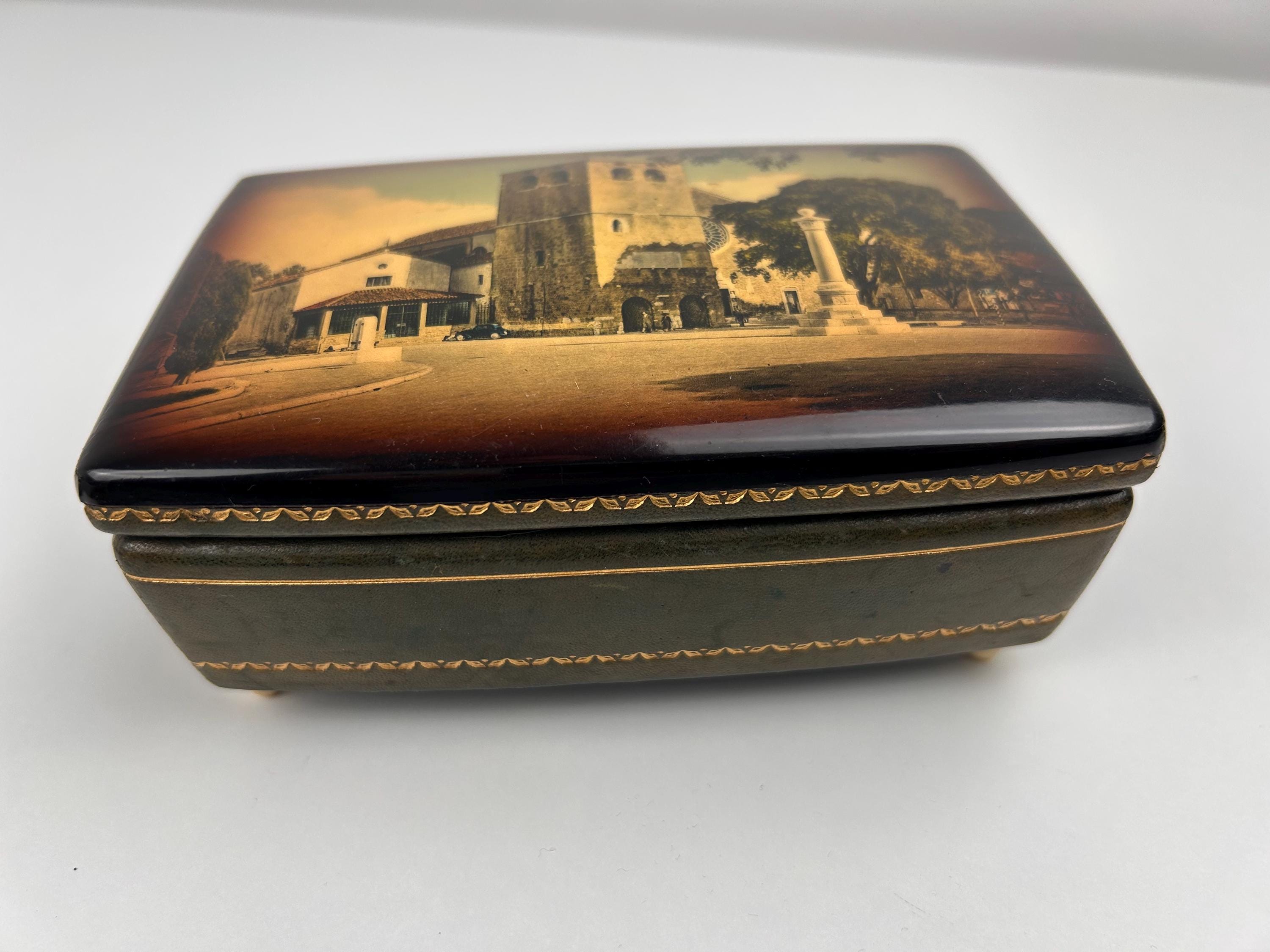 Spieluhr Campana di San Giusto Nr 1627 Schmuckkästchen Vintage