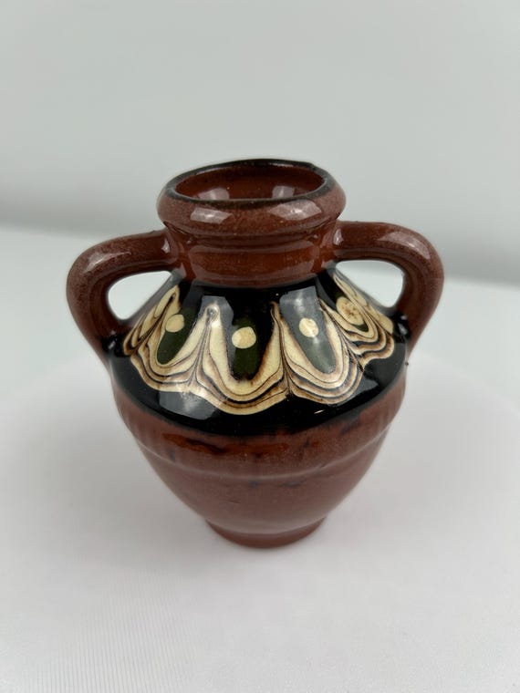 Kleine Vase Keramik Amphore Midcentury Vintage
