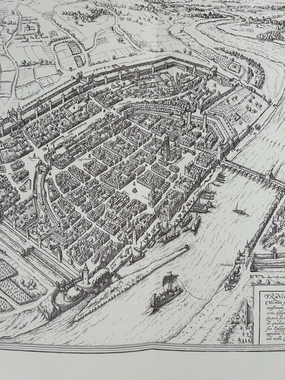 Stadtplan Frankfurt am Main 60x43cm