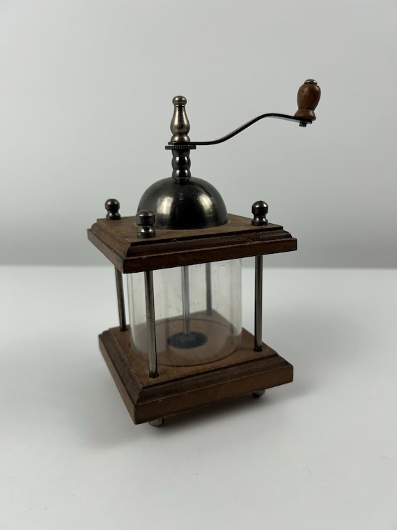 Vintage Kaffeemühle Braun Holz Landhausstil