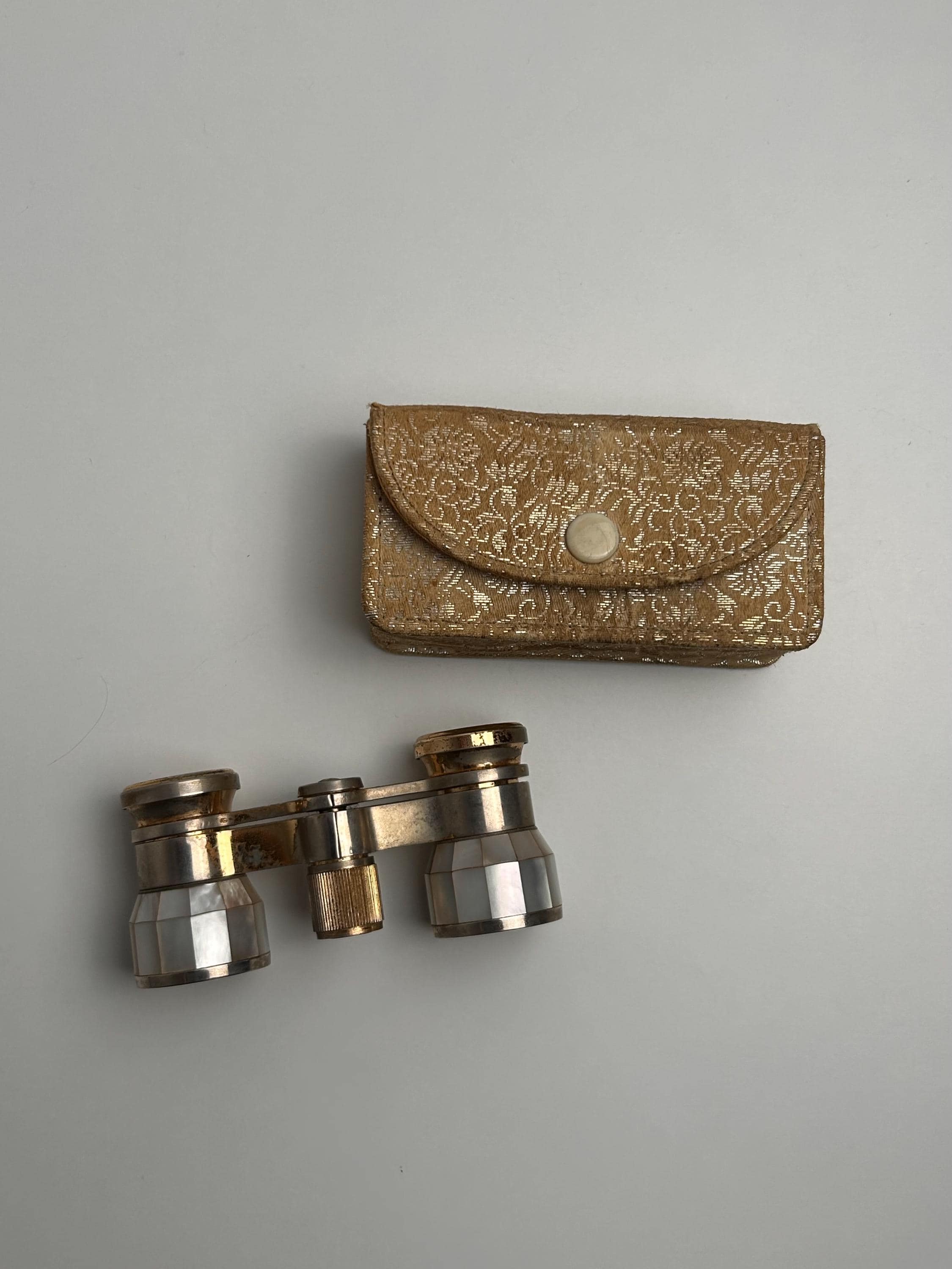 Opernglas Perlmutt Fernglas Glas Nobeloptik vintage Einrichtung chateaucore Dekoration