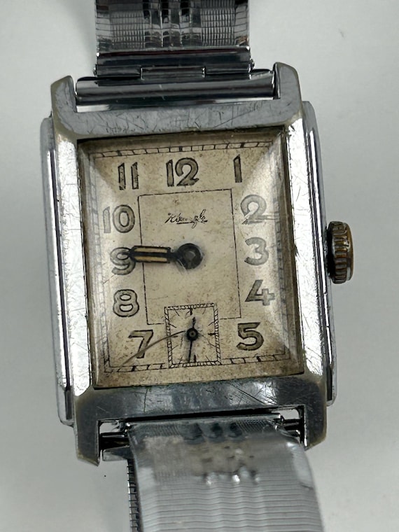 Vintage Armbanduhr Silber Kienzle